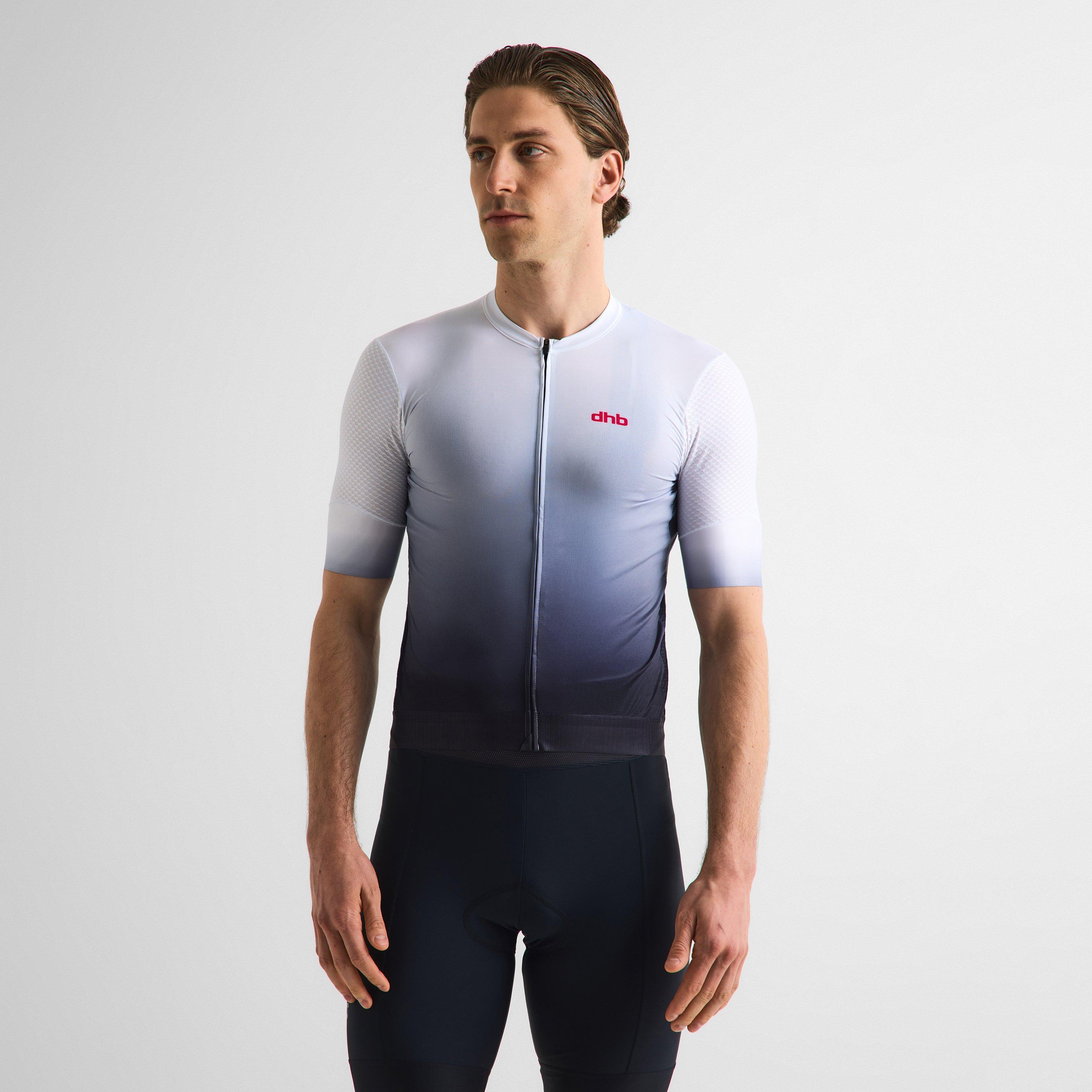 Bijeli izbljeđivanje - Dhb - Dhb Aeron Short Sleeve Jersey 3.0 Unisex - 3