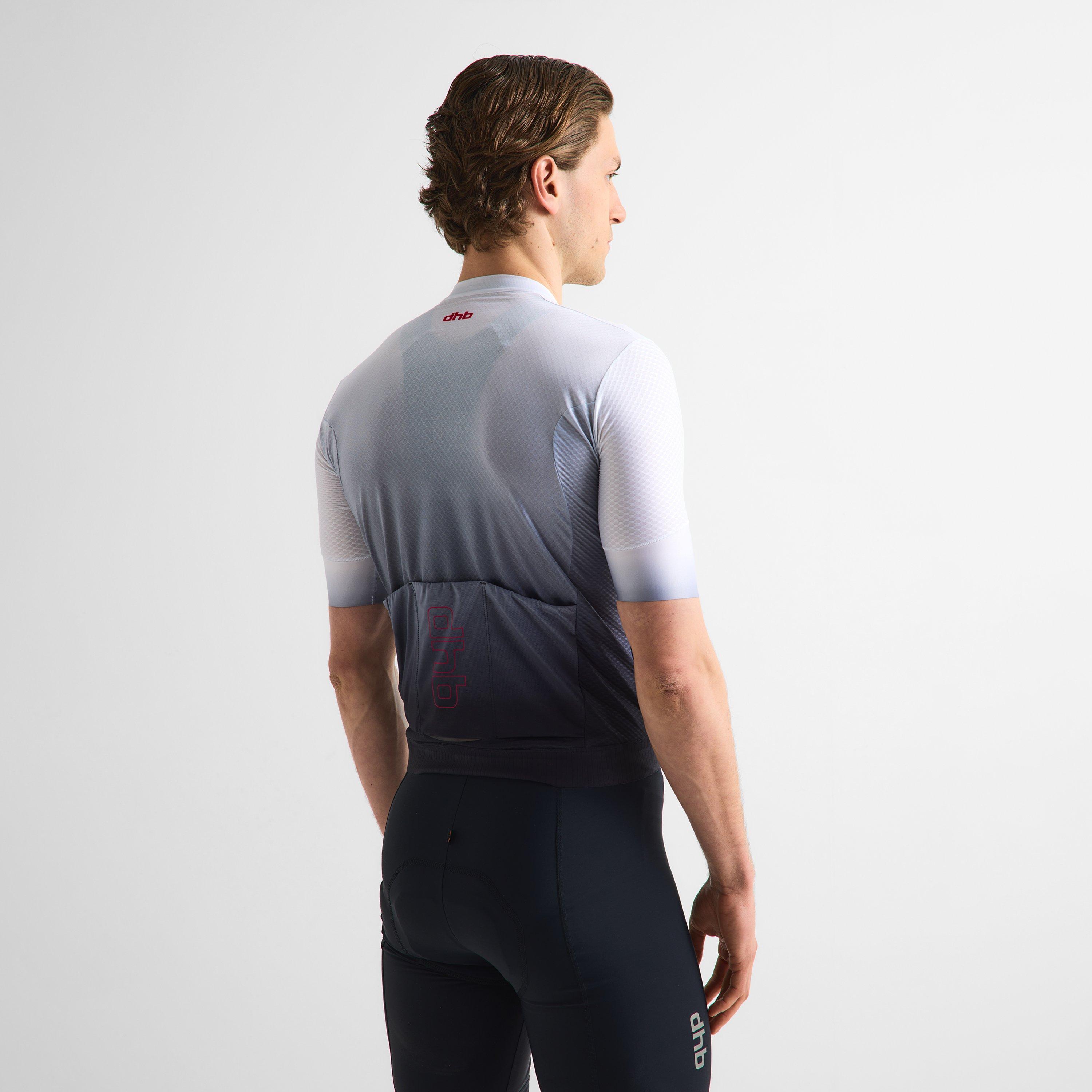 Bijeli izbljeđivanje - Dhb - Dhb Aeron Short Sleeve Jersey 3.0 Unisex - 9