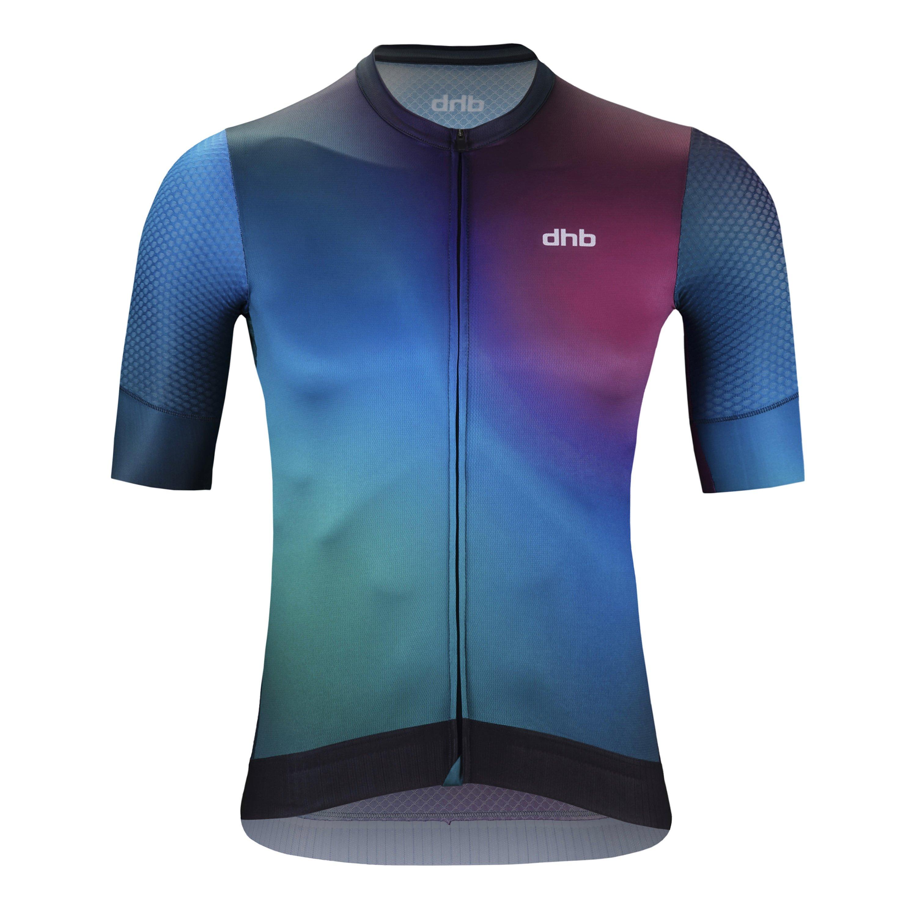 Purple Multi - Dhb - Dhb Aeron Short Sleeve Jersey 3.0 Unisex - 1