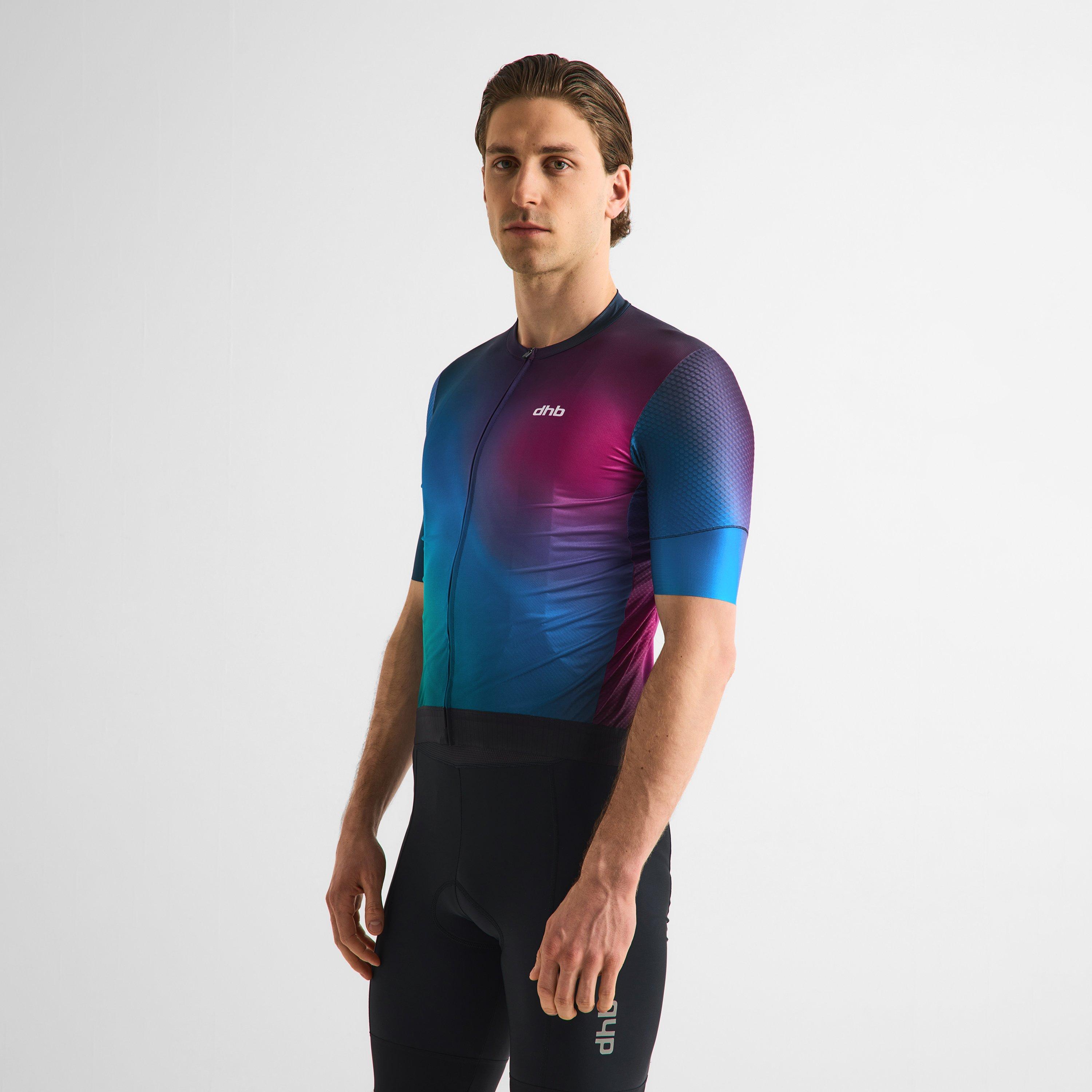 Purple Multi - Dhb - Dhb Aeron Short Sleeve Jersey 3.0 Unisex - 8