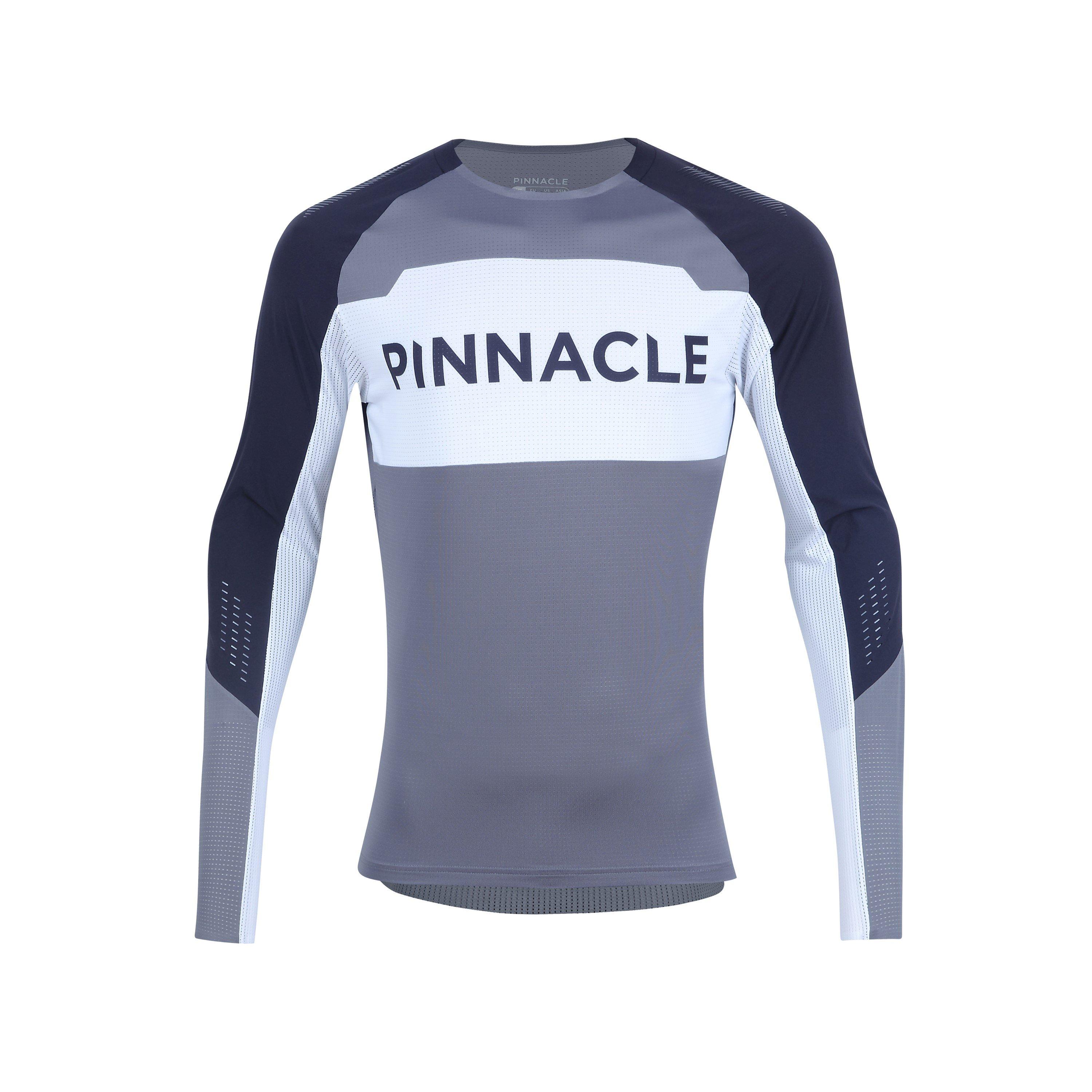 Pinnacle Men's Mtb Dri-Fit Long Sleeve Cycling Jersey -  - Medium