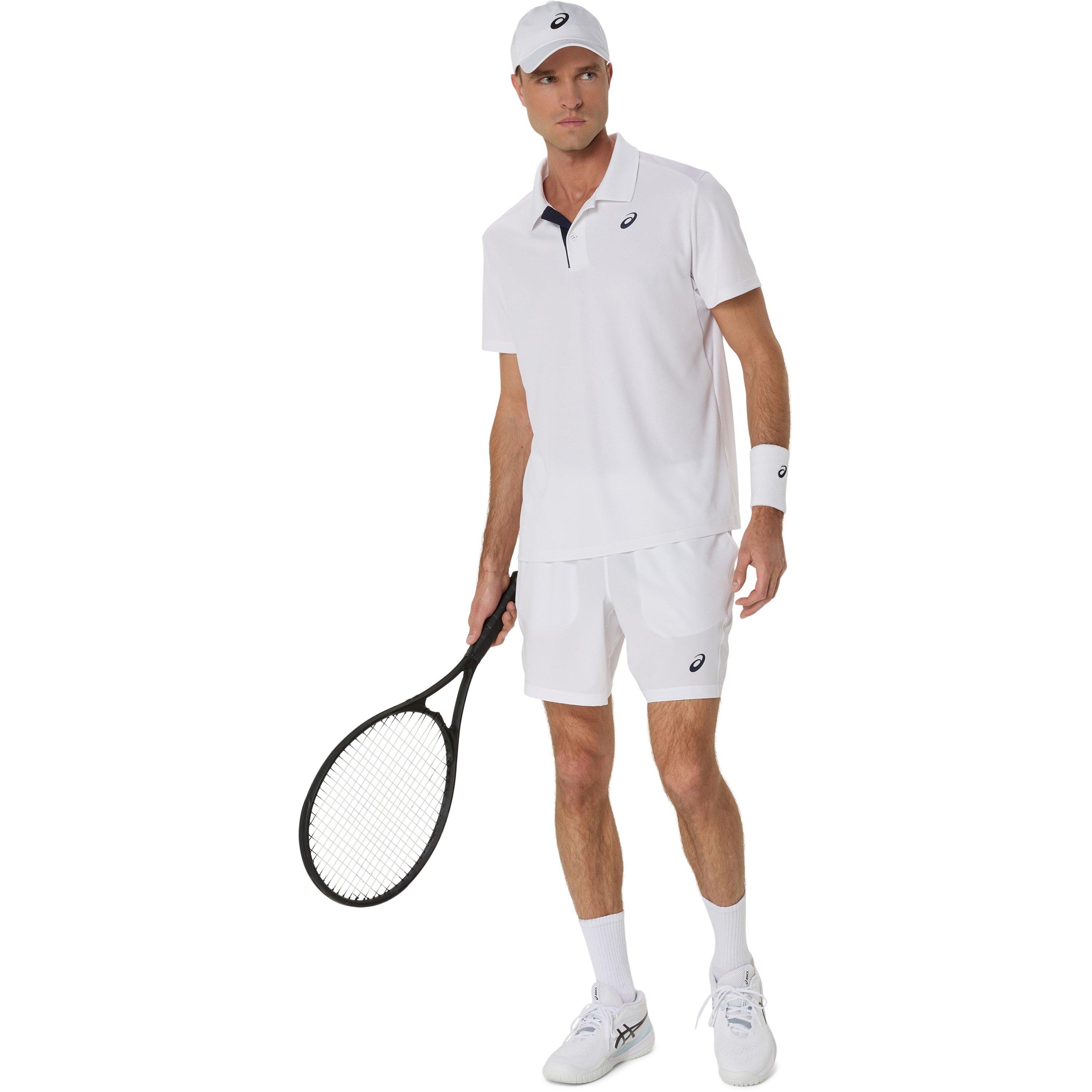 Brilliant White - Asics - Court 7-Inch Shorts Mens - 6