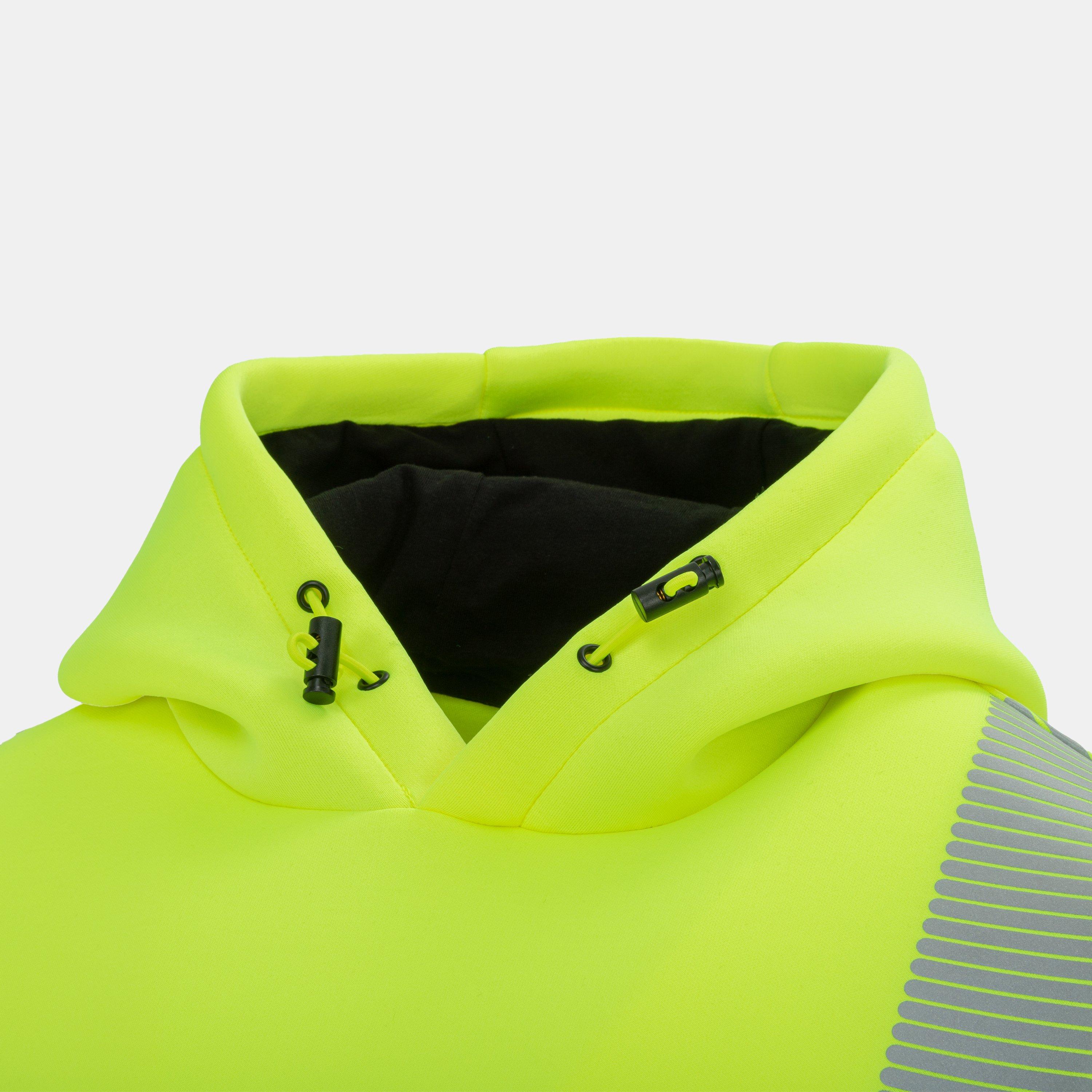 Yellow - Dunlop - Reflective Long Sleeve Hi-Vis Jacket - 4