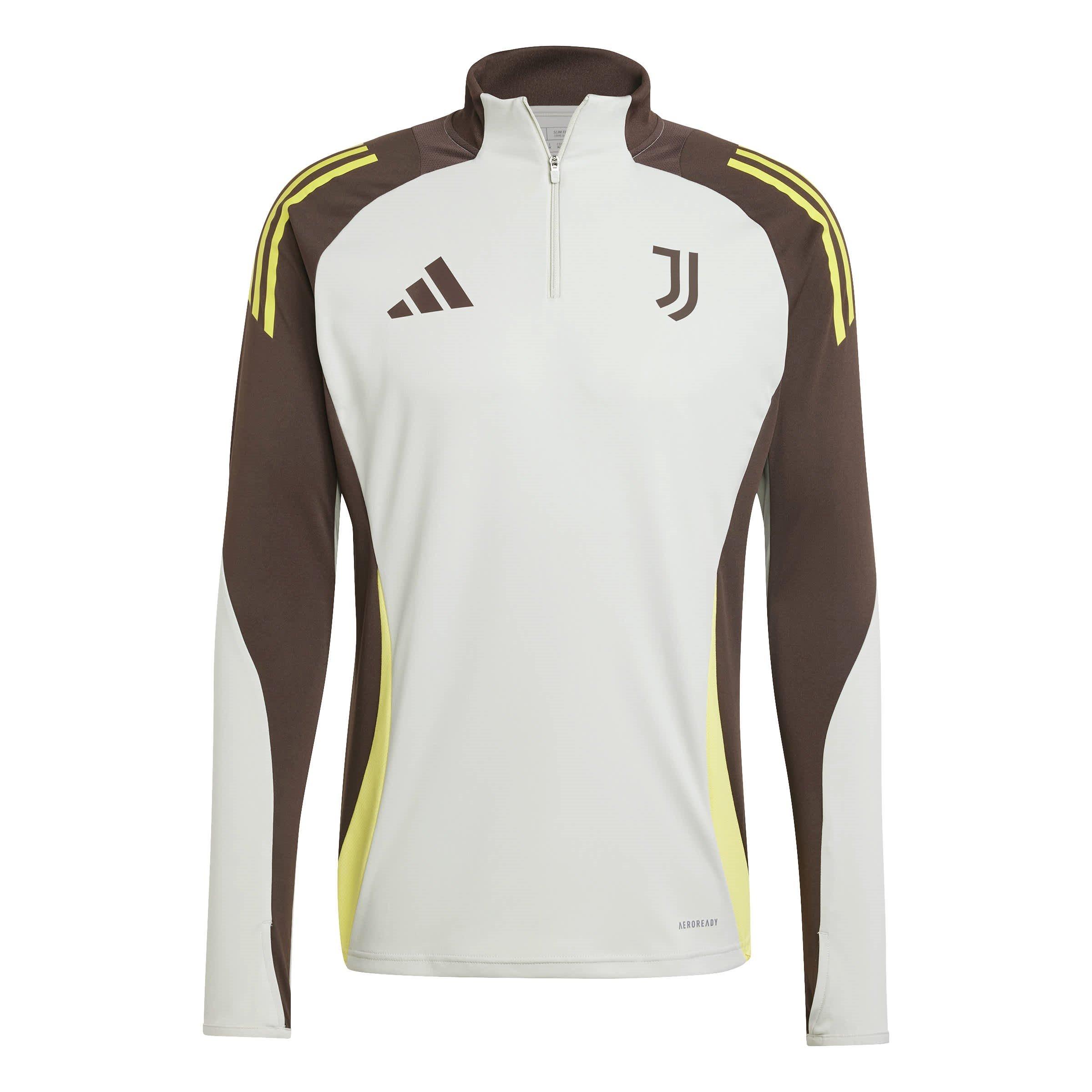 Adidas Men's Juve Performance Tracksuit Top - Ash Silver - S