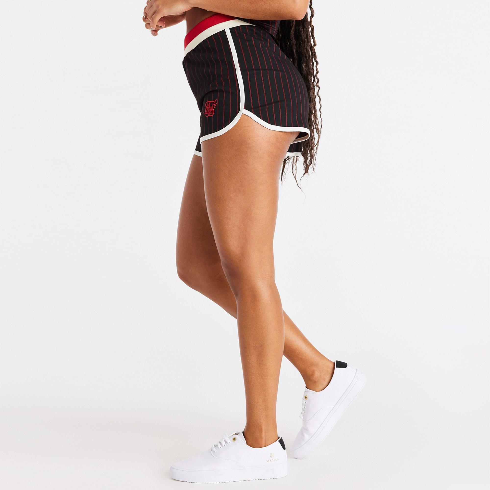 Crno/Crveno - SikSilk - Basketball Shorts - 2