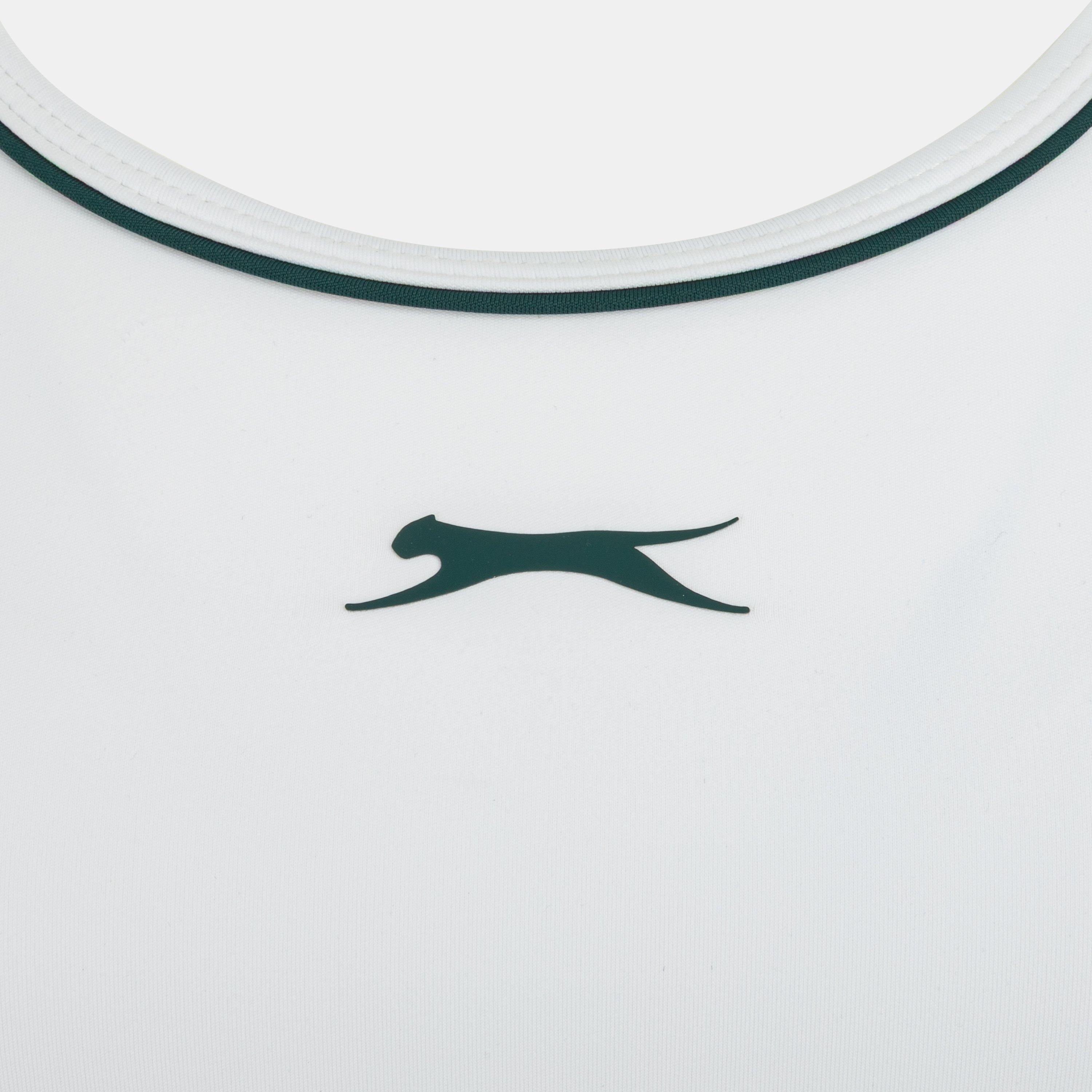 White/Forest Gr - Slazenger - Flared T Dress - 4