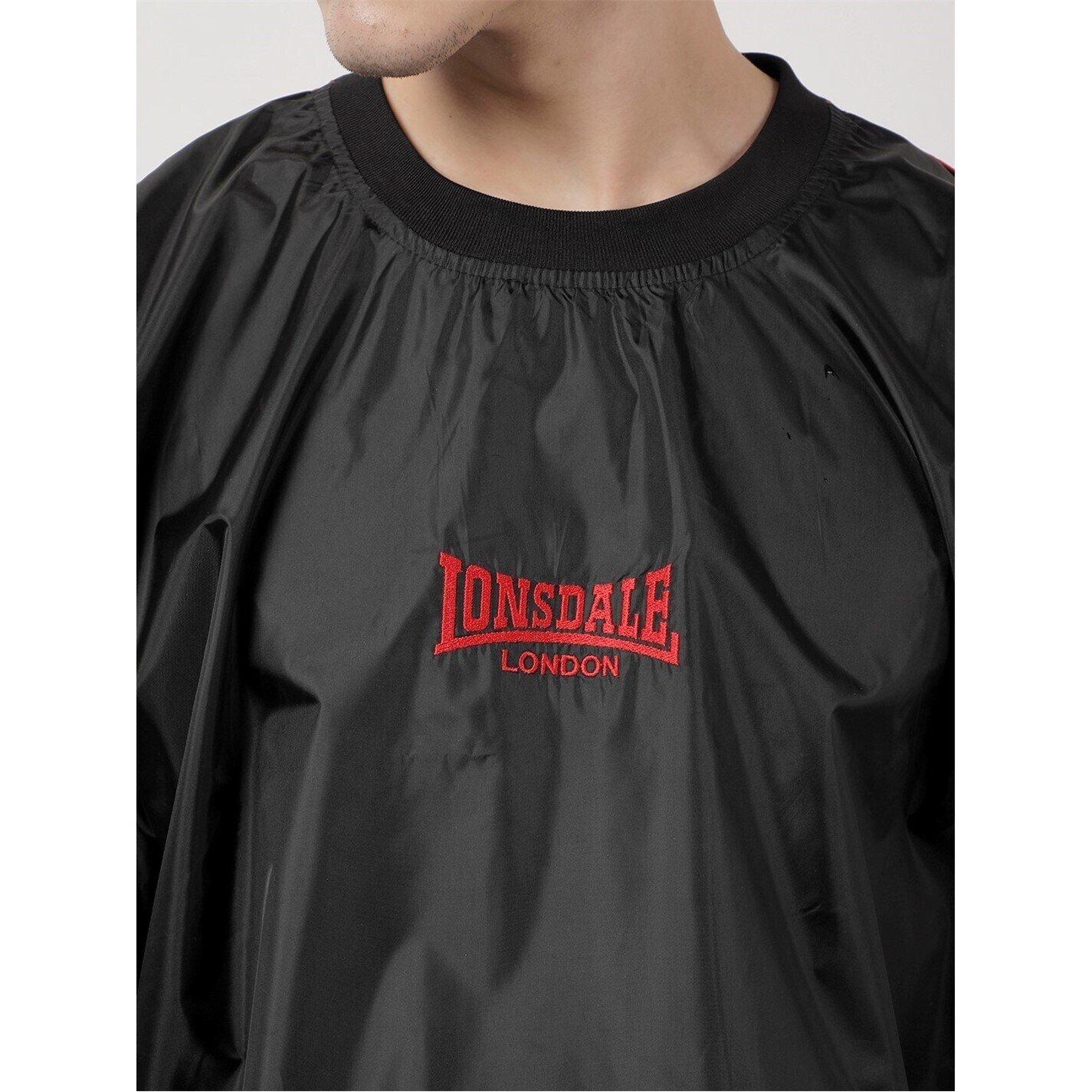 Black - Lonsdale - Sauna Suit Senior Round Neck - 4