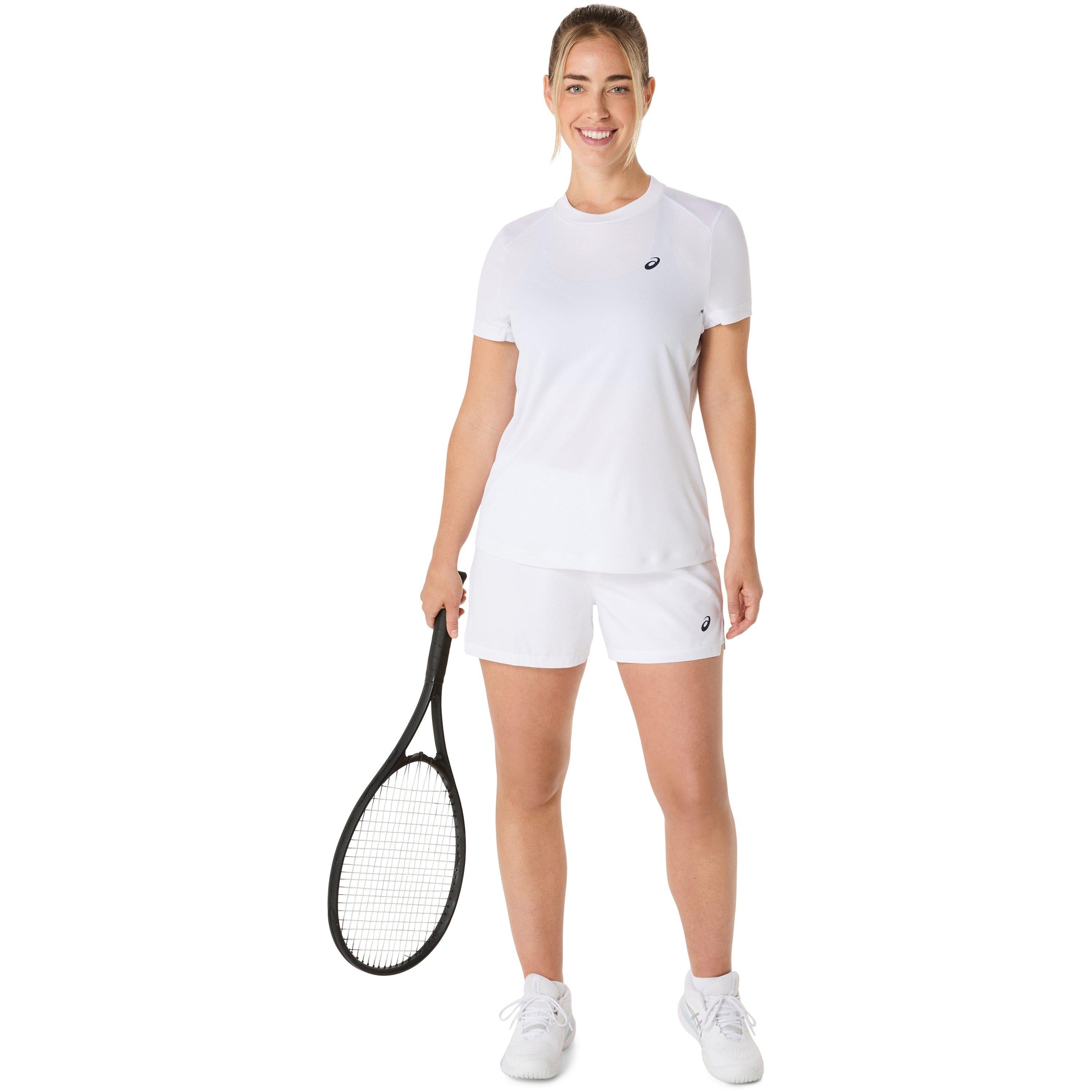 Brilliant White - Asics - ASICS Court Womens Performance T-Shirt - 5