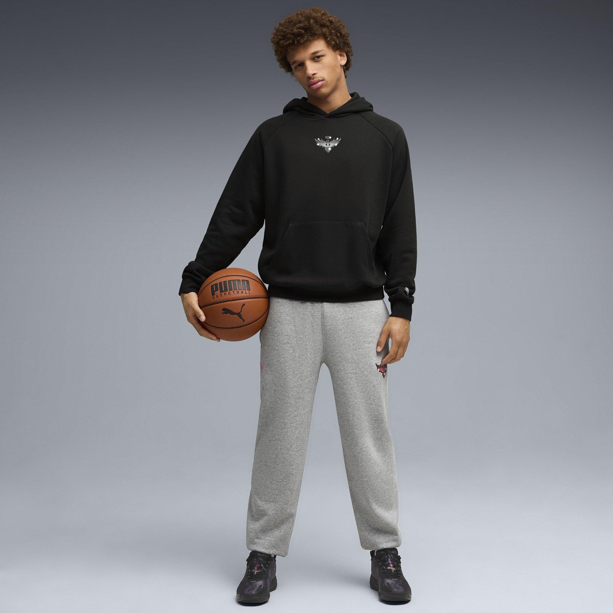 Black/Silver - Puma - Men's Melo Alwayz On 1 Performance Hoodie - 5