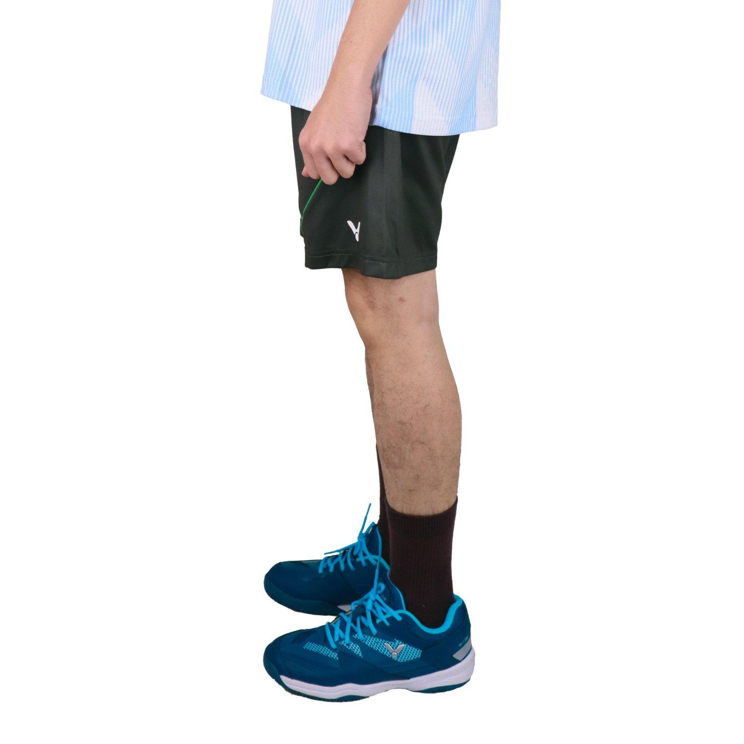 Grey - Victor - Men's Performance Tennis Shorts - 2