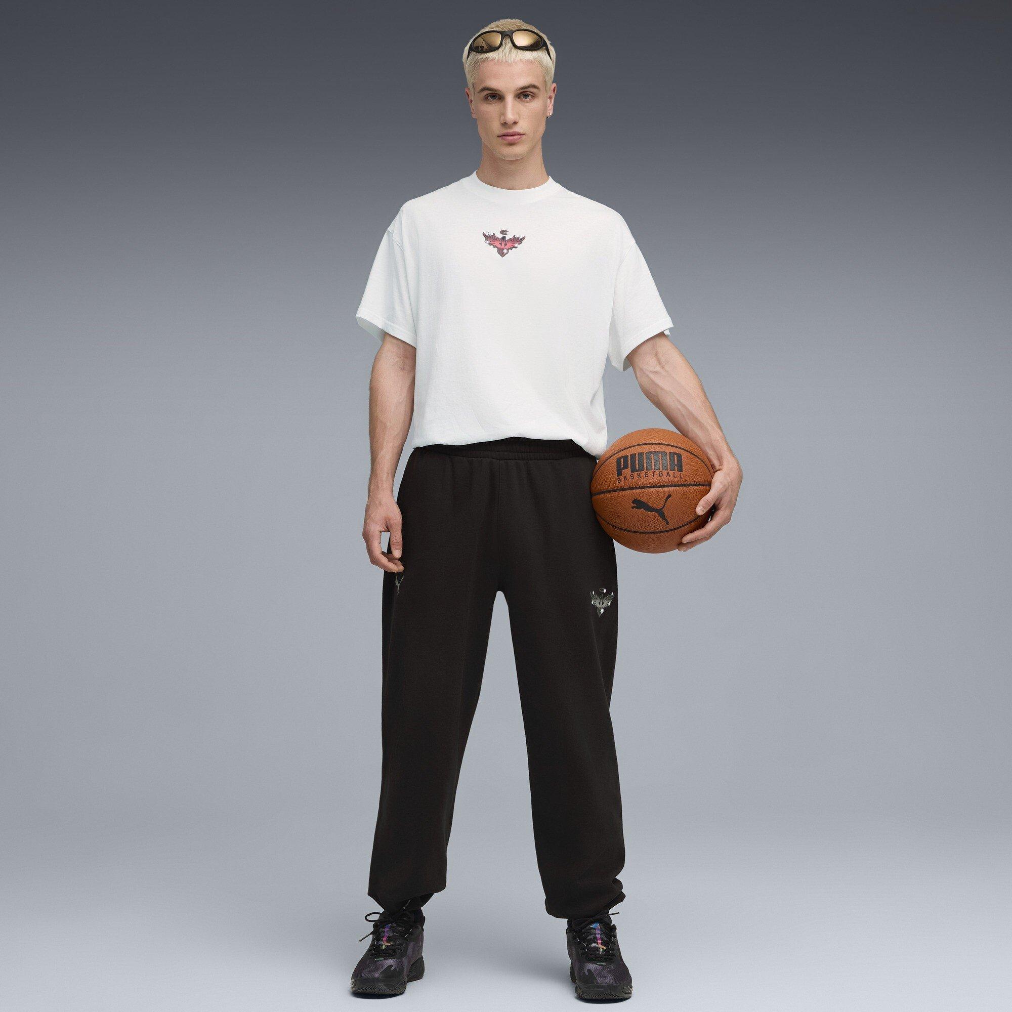 Preto/Prata - Puma - Men's Melo Alwayz On 1 Performance Joggers - 5