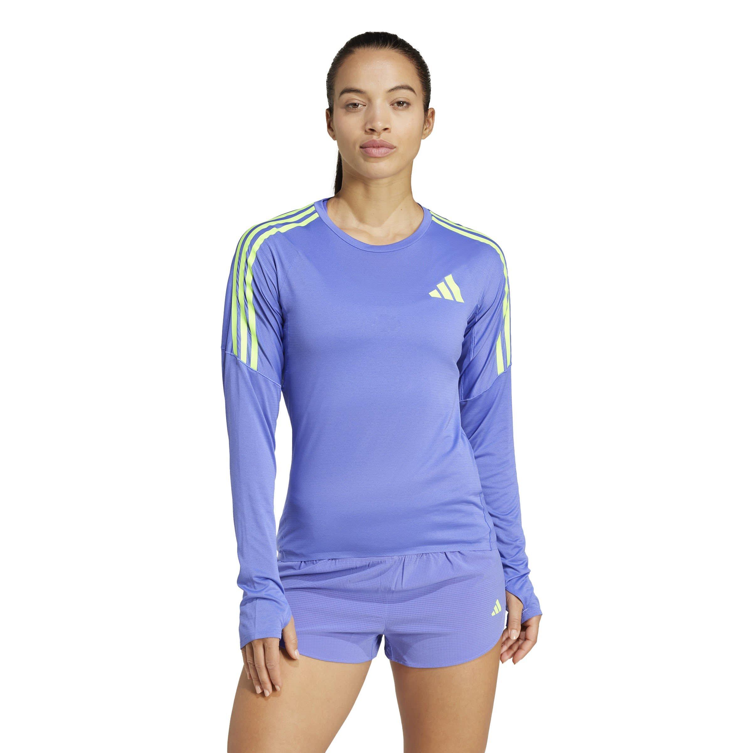 Kobaltblau - adidas - Adizero Promo Running Long Sleeve Top Womens - 2