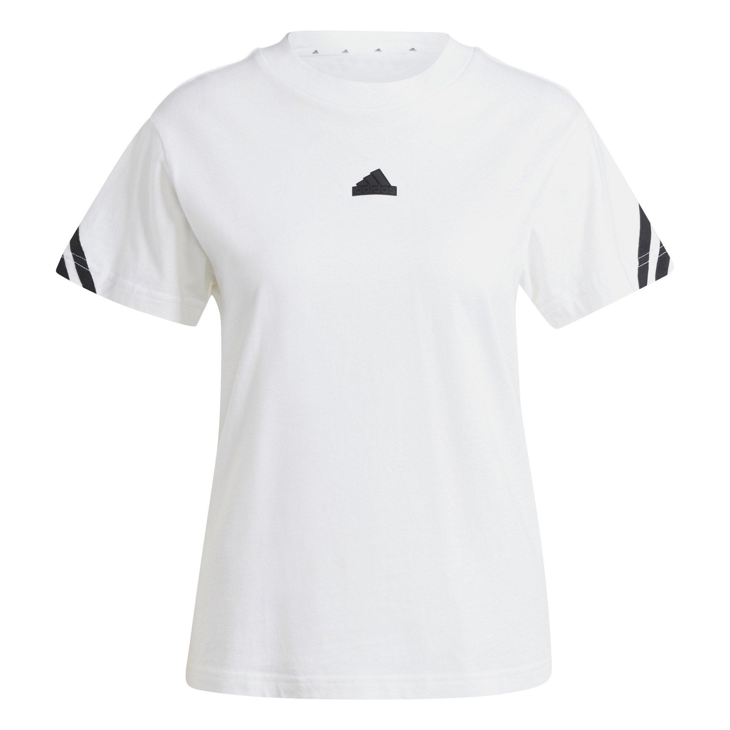 Bianco - adidas - Future Icons 3-Stripes T-Shirt Womens - 1