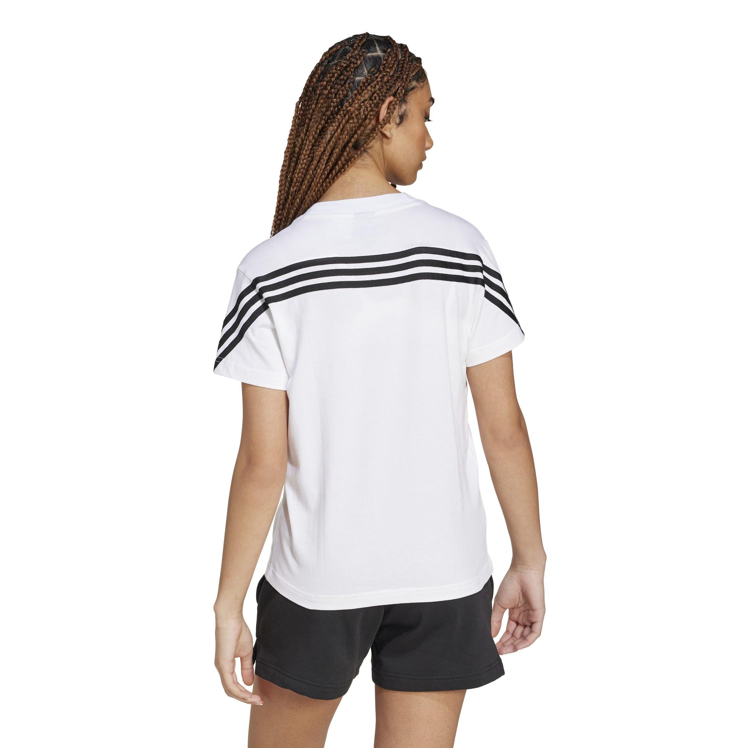 Hvid - adidas - Future Icons 3-Stripes T-Shirt Womens - 3
