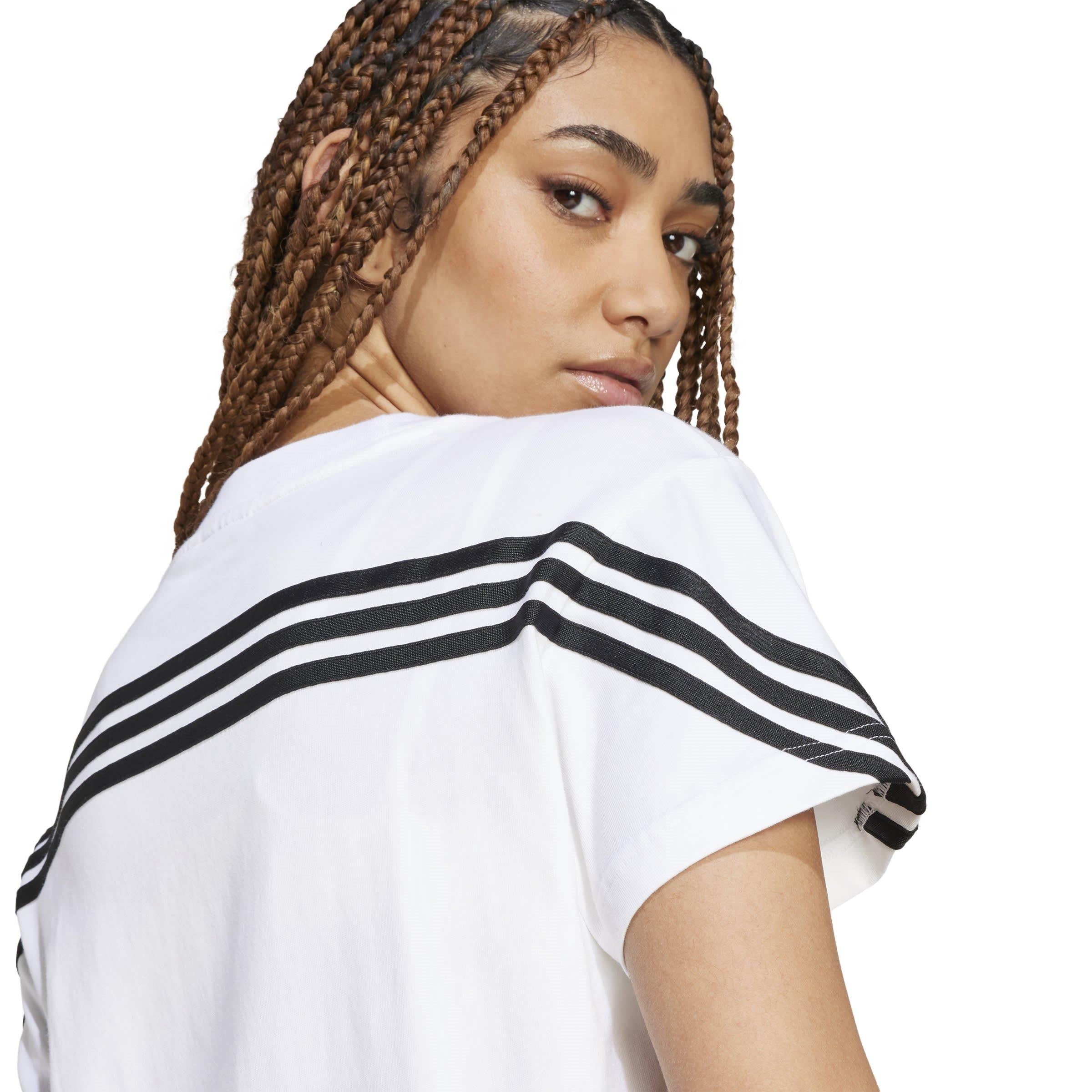 Hvid - adidas - Future Icons 3-Stripes T-Shirt Womens - 6
