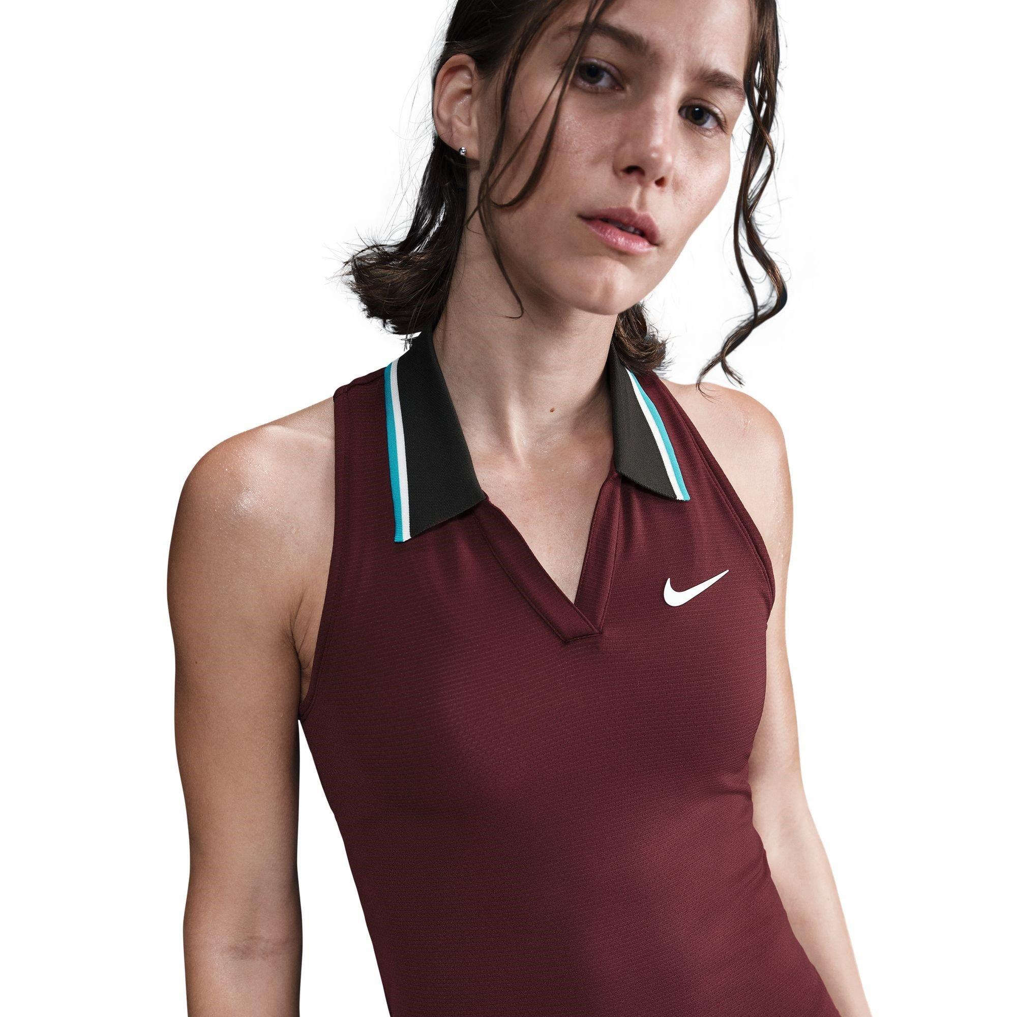 Nike Women's Performance Vest - Dk Rd/Ccts/Wht - 14 (L)