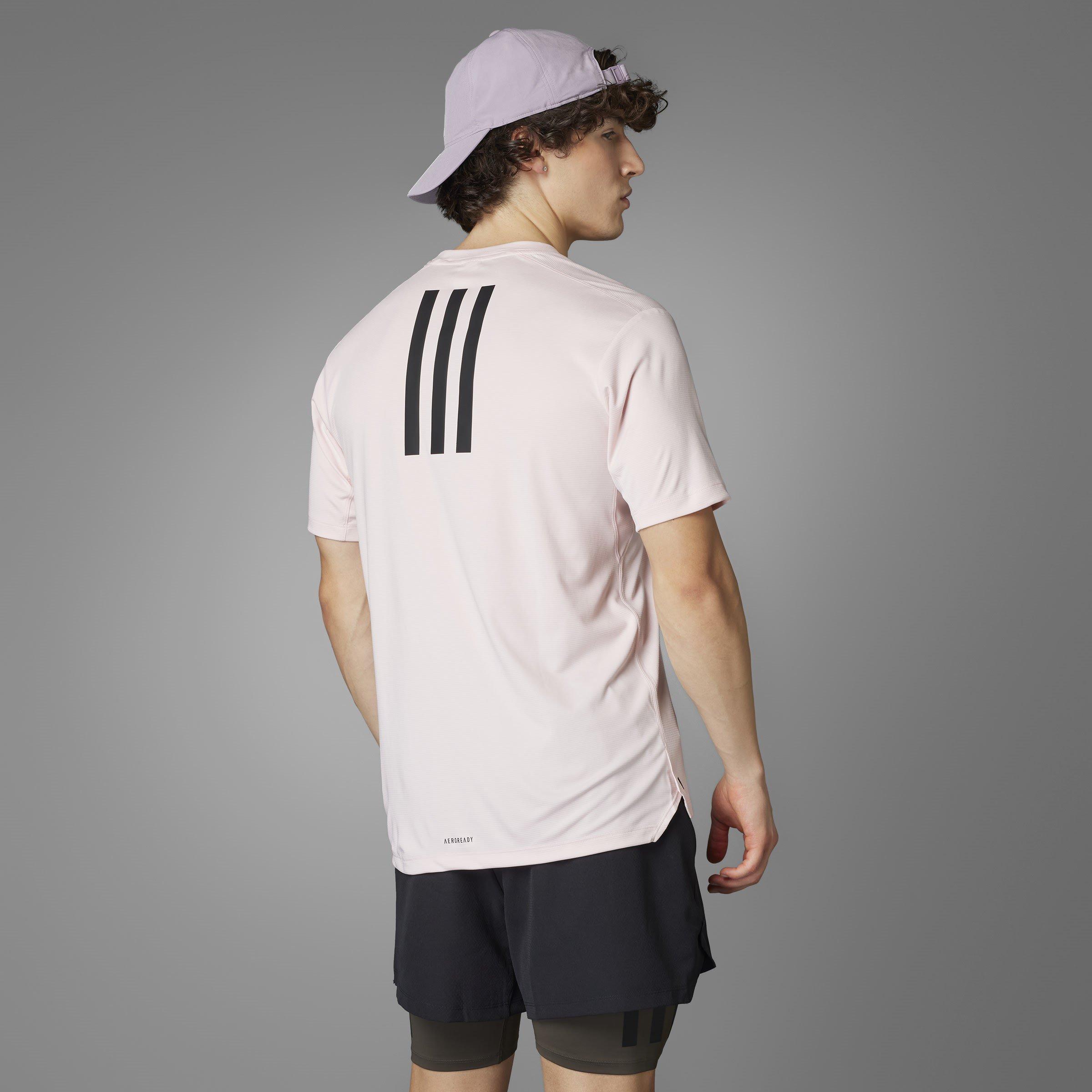 Rosa/Nero - adidas - Power Workout T-Shirt - 9