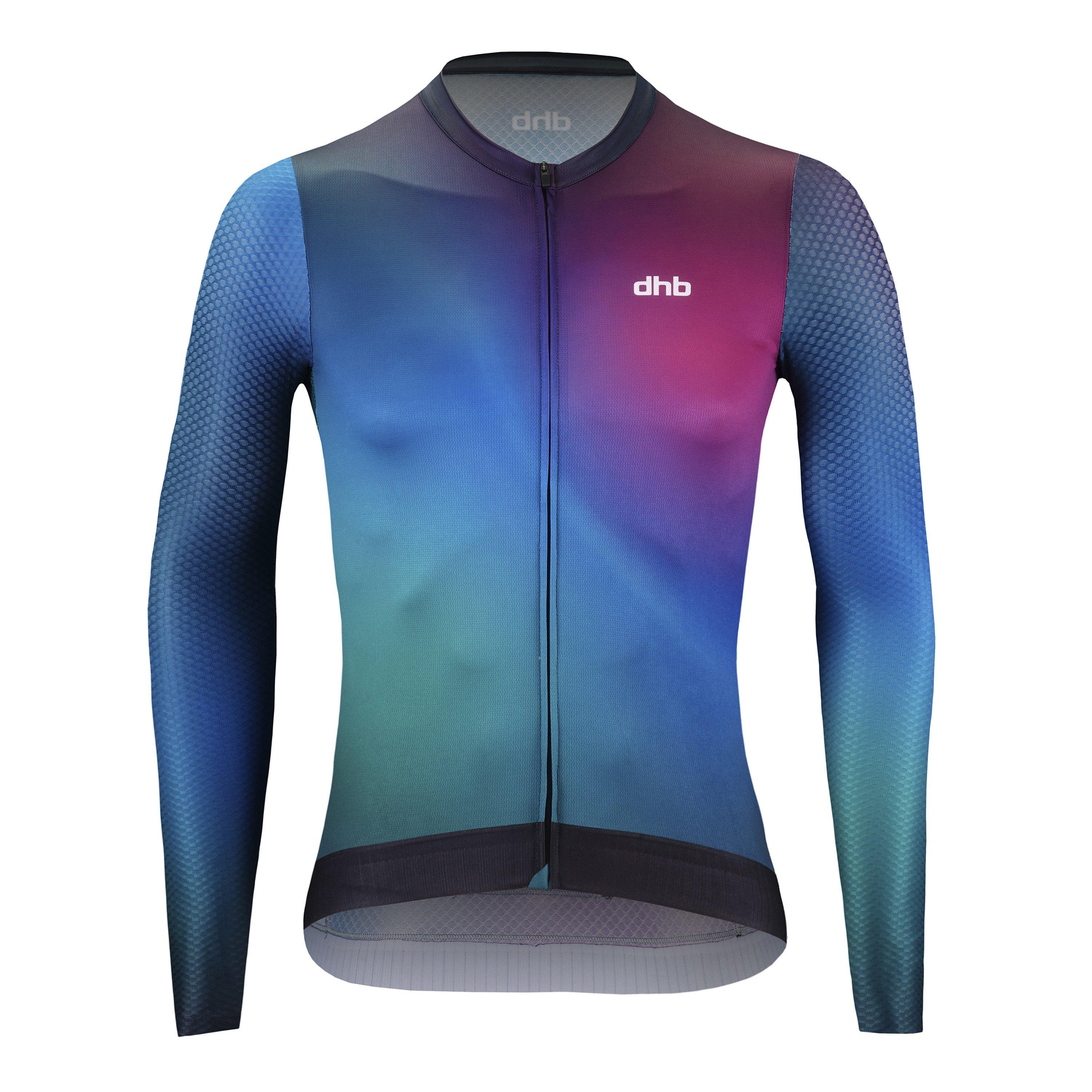 Lilla Multi - Dhb - Dhb Aeron Long Sleeve Jersey 3.0 - 1