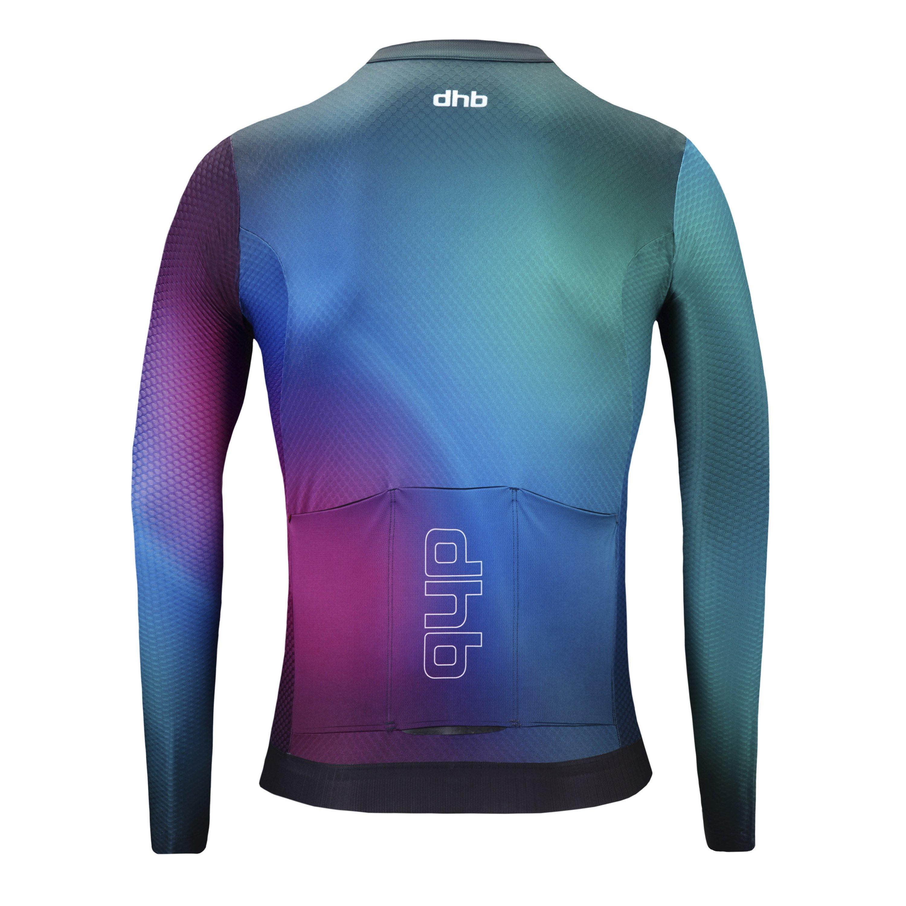 Lilla Multi - Dhb - Dhb Aeron Long Sleeve Jersey 3.0 - 2