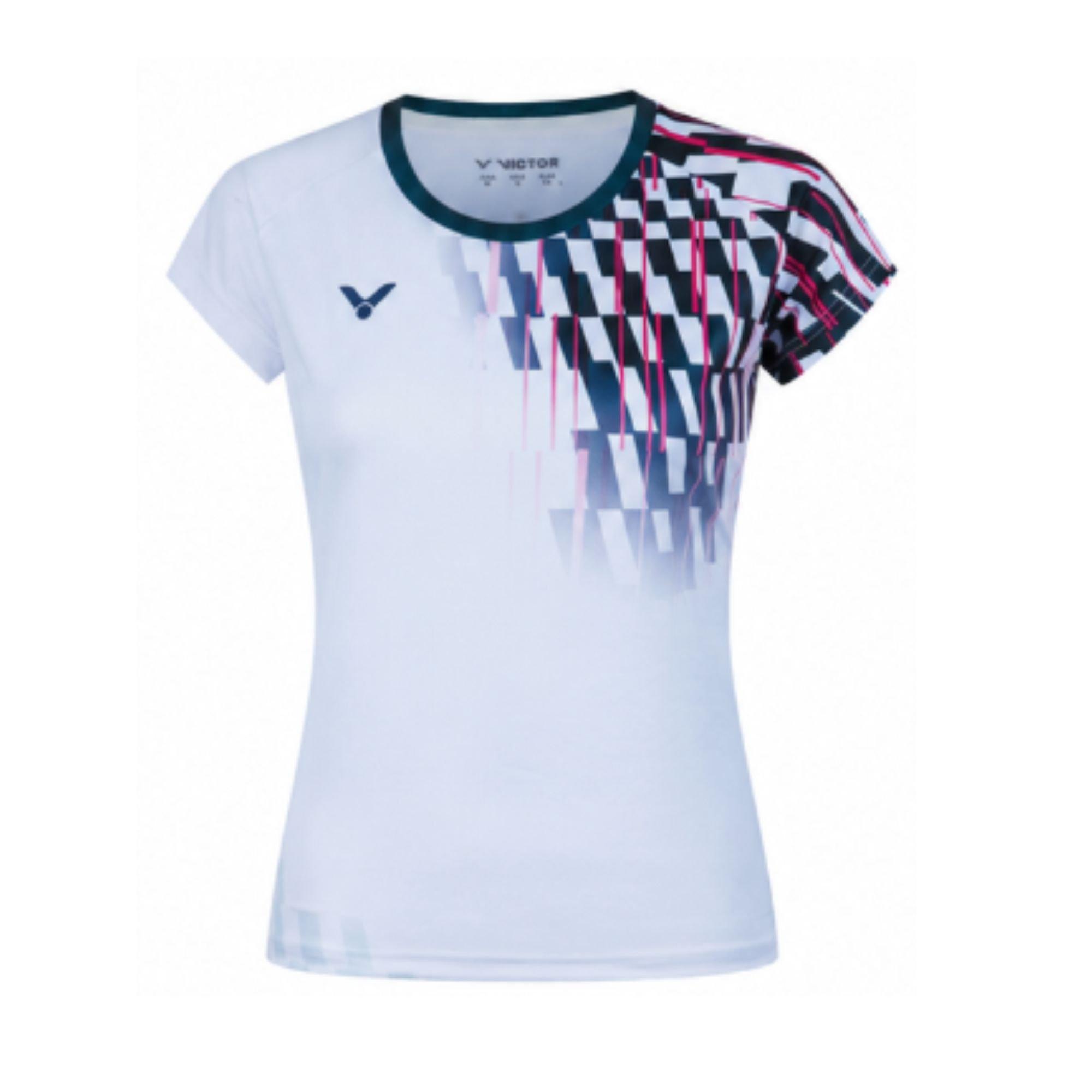 White - Victor - Tournament Badminton Jersey Womens - 1