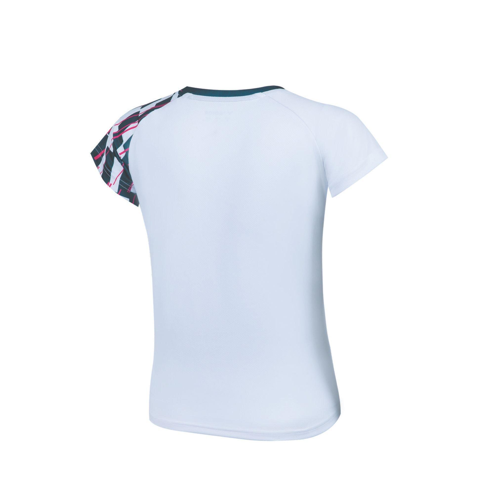White - Victor - Tournament Badminton Jersey Womens - 3