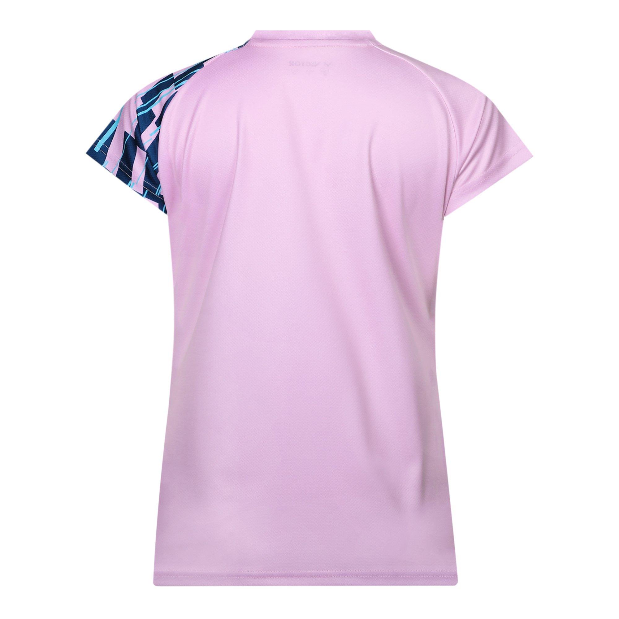 Pink - Victor - Tournament Badminton Jersey Womens - 2