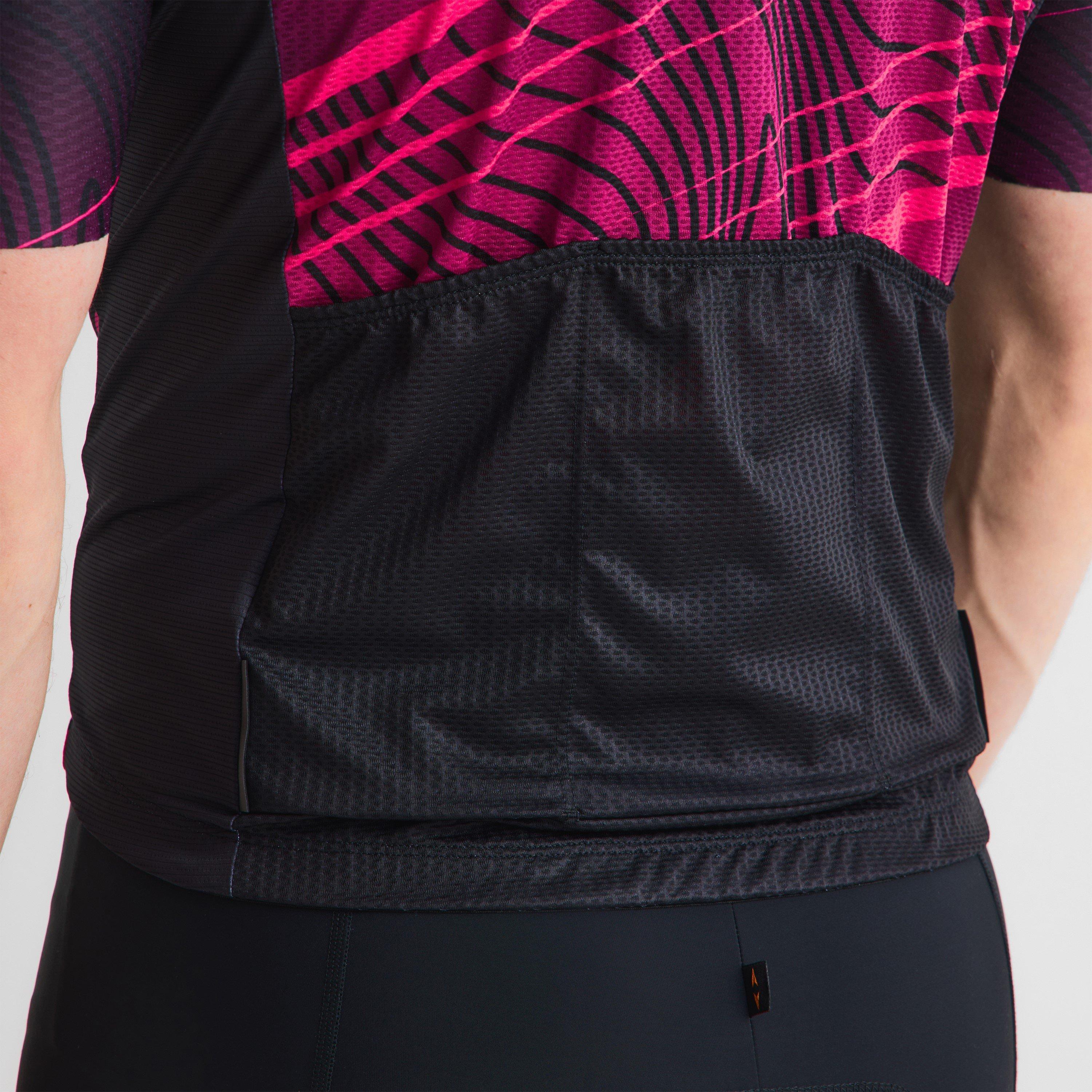 Rood/Zwart - Dhb - Dhb Blok Short Sleeve Jersey 3.0 Unisex - 5