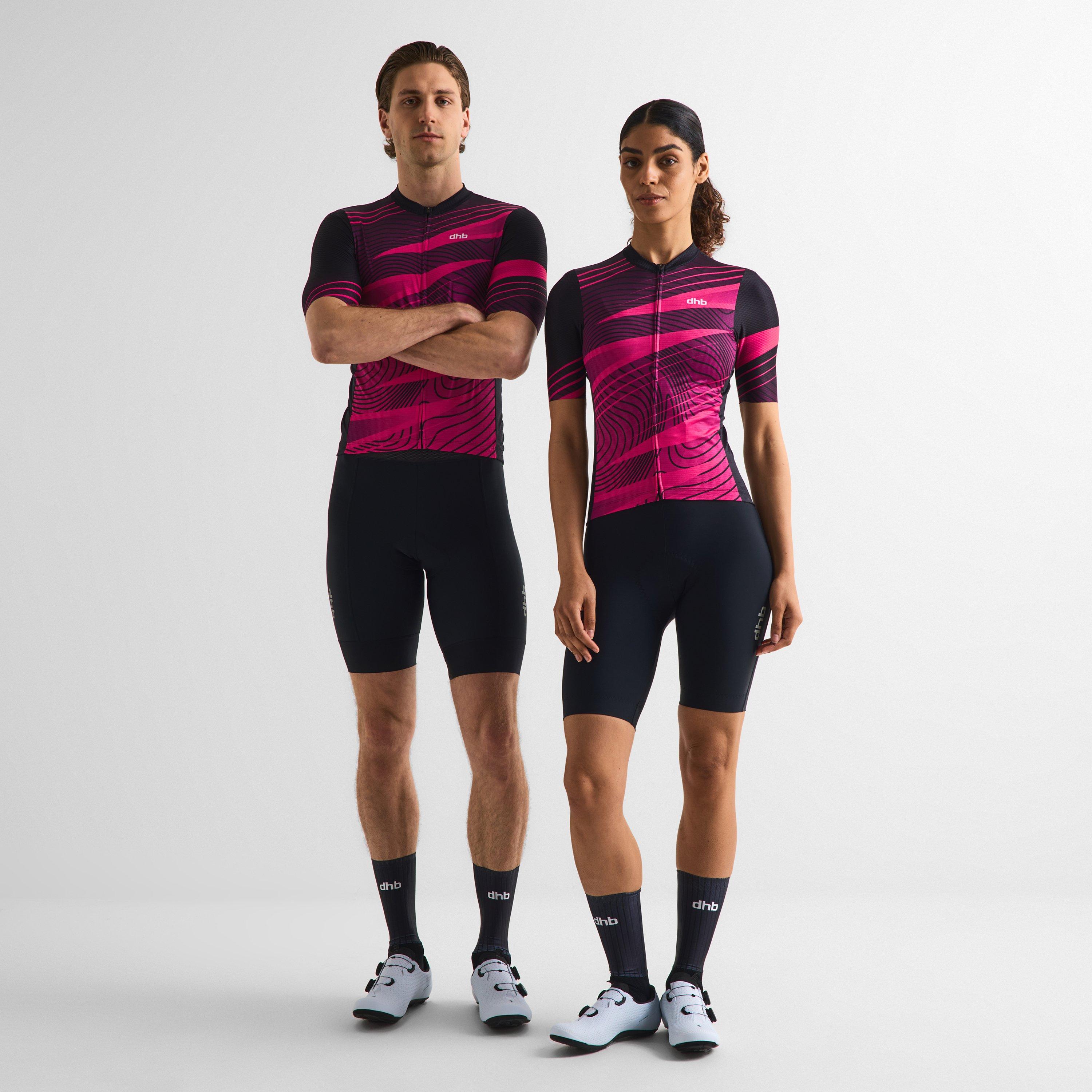 Rood/Zwart - Dhb - Dhb Blok Short Sleeve Jersey 3.0 Unisex - 7