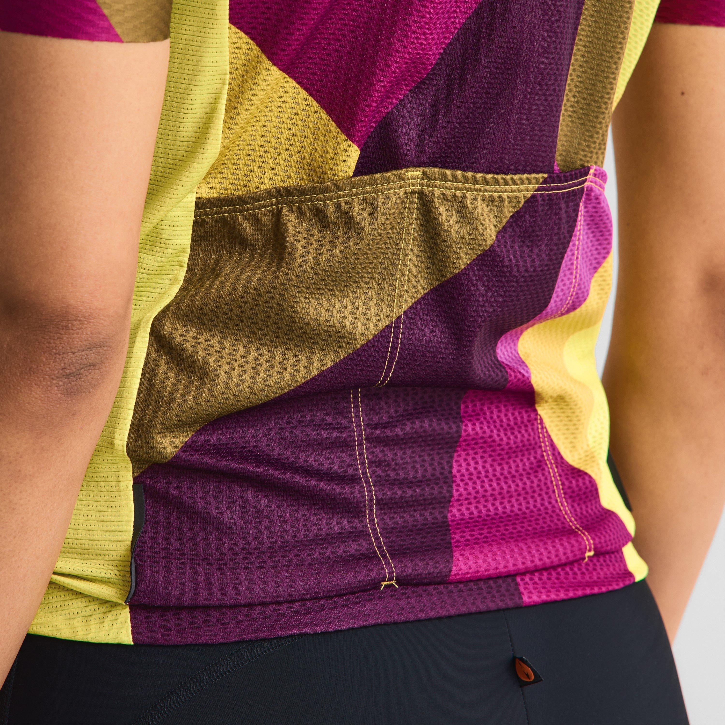 Žuto/Ljubičasto - Dhb - Dhb Blok Short Sleeve Jersey 3.0 Unisex - 6