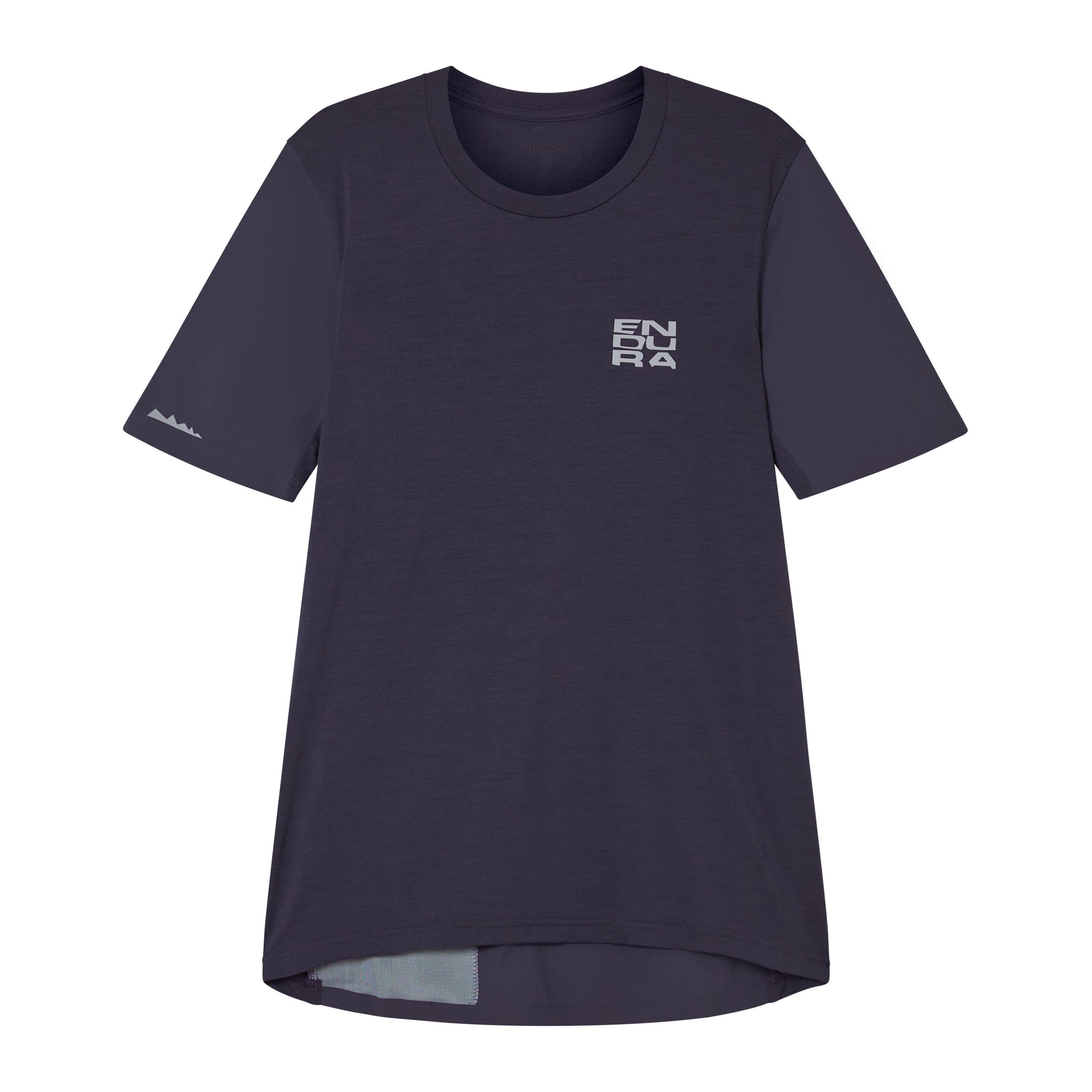 Endura Men's Alltrack Ride Short Sleeve Tech Tee - Carbon Grey - L