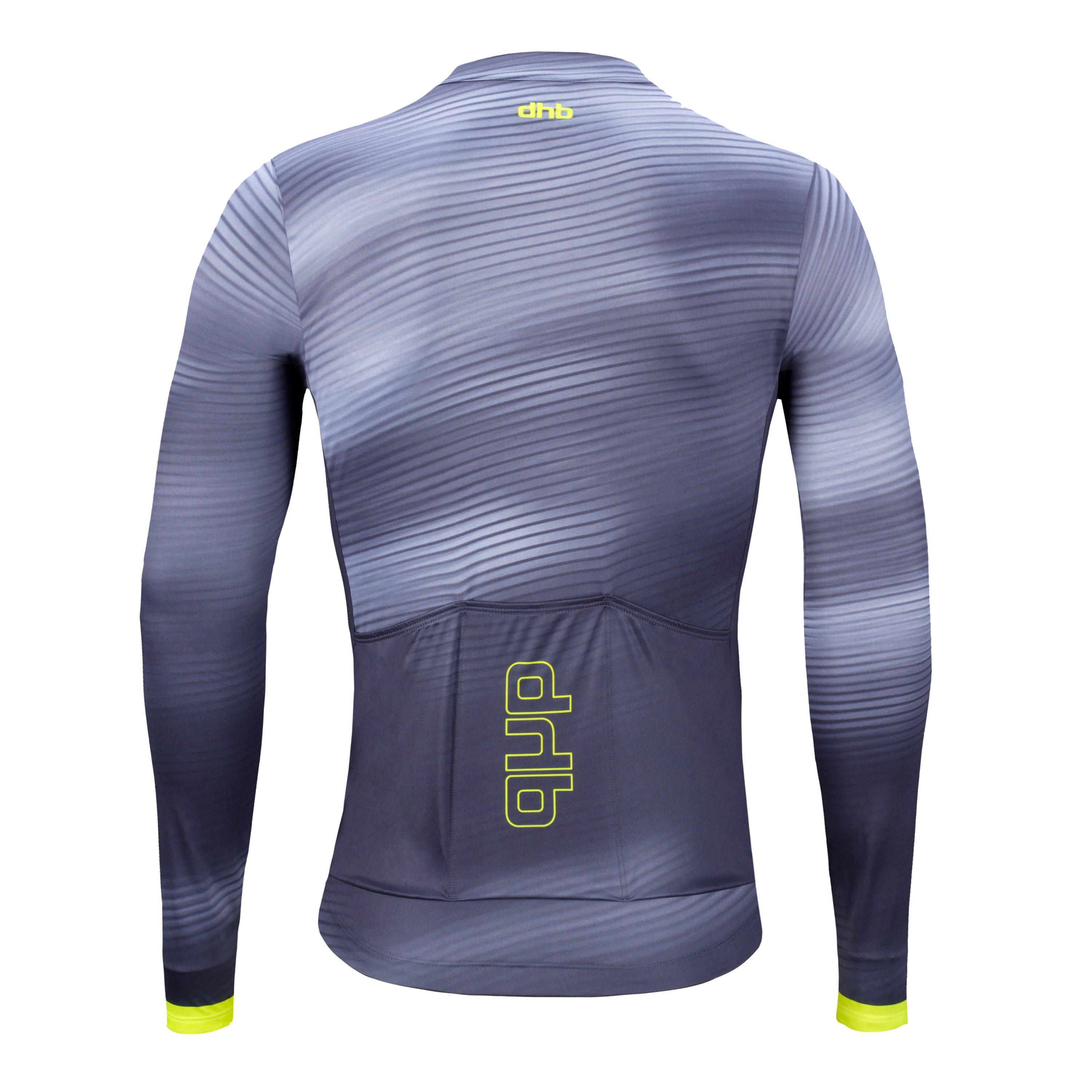 Grey - Dhb - Dhb Blok Long Sleeve Jersey 3.0 Unisex - 2