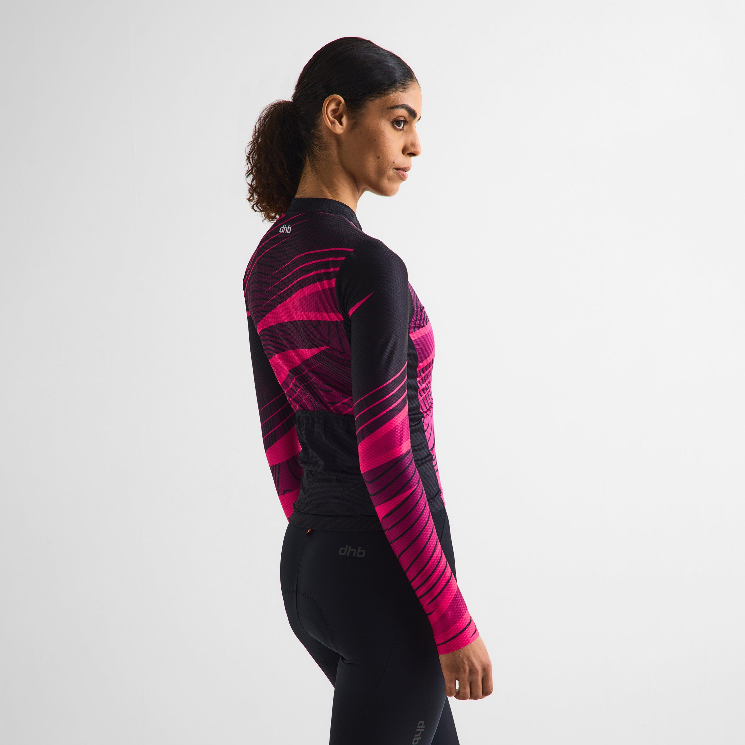 Red/Black - Dhb - Dhb Blok Long Sleeve Jersey 3.0 Unisex - 11