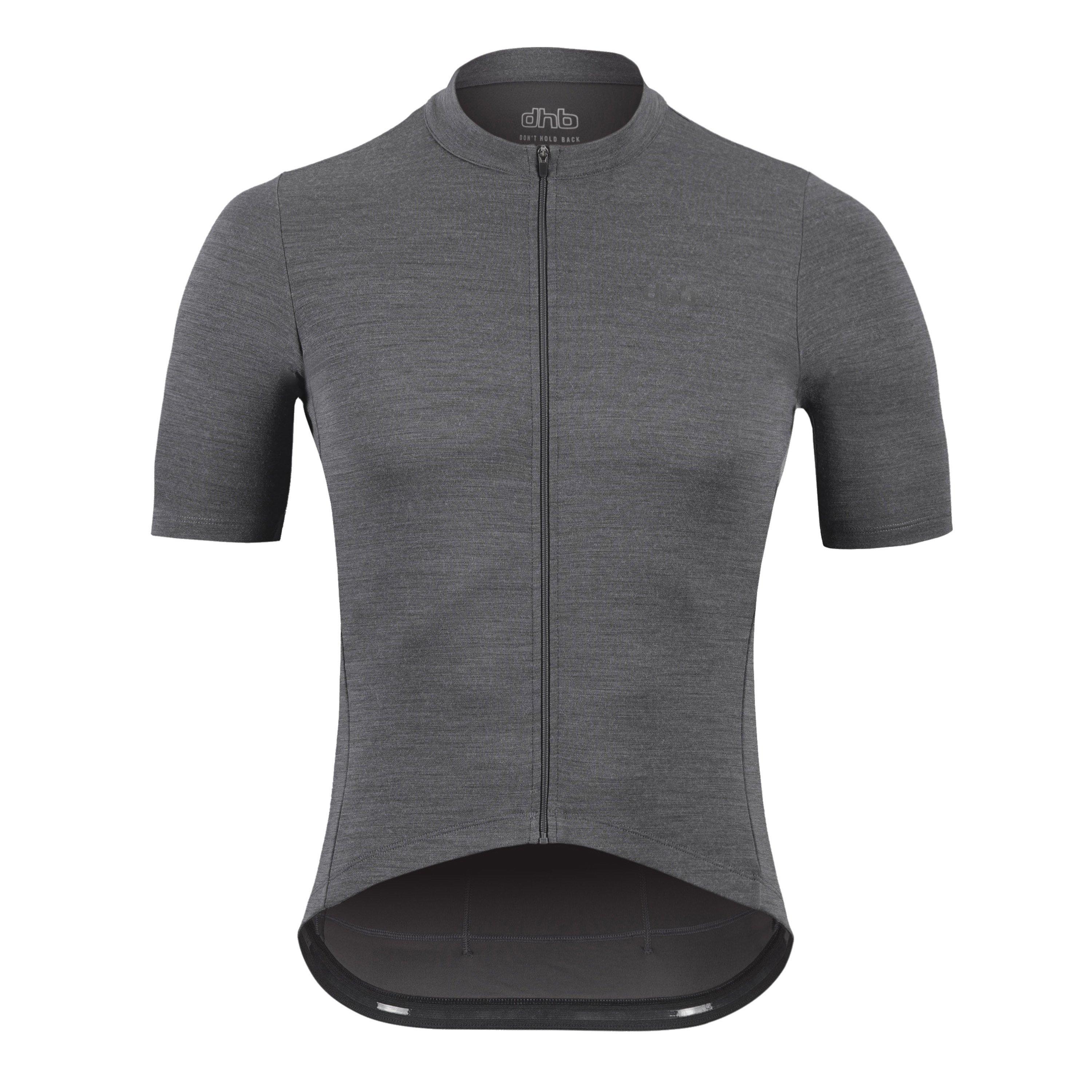 Dhb Men's Merino Short Sleeve Jersey - Slate Grey - Large