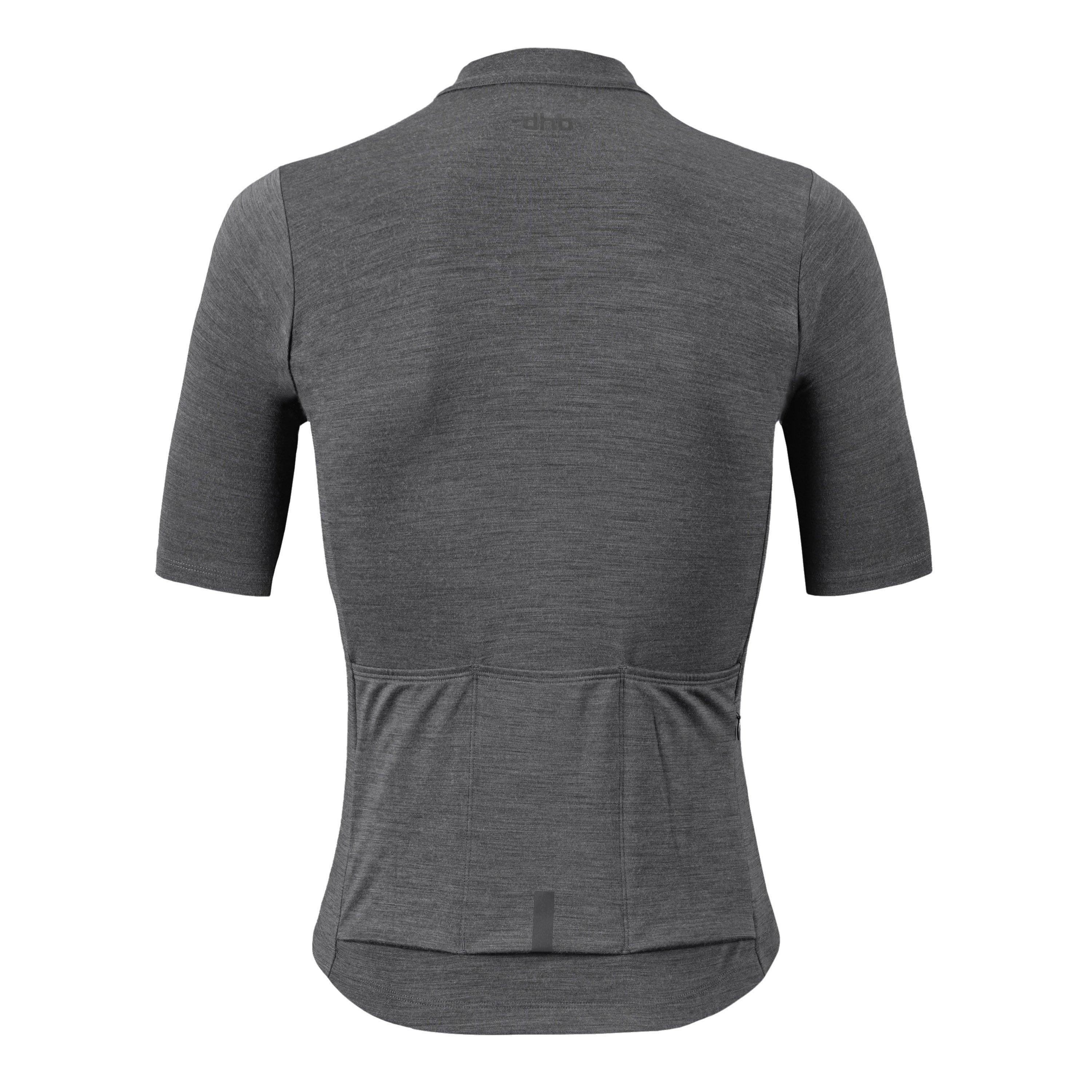 Slate Grey - Dhb - dhb Merino Mens Short Sleeve Jersey - 2