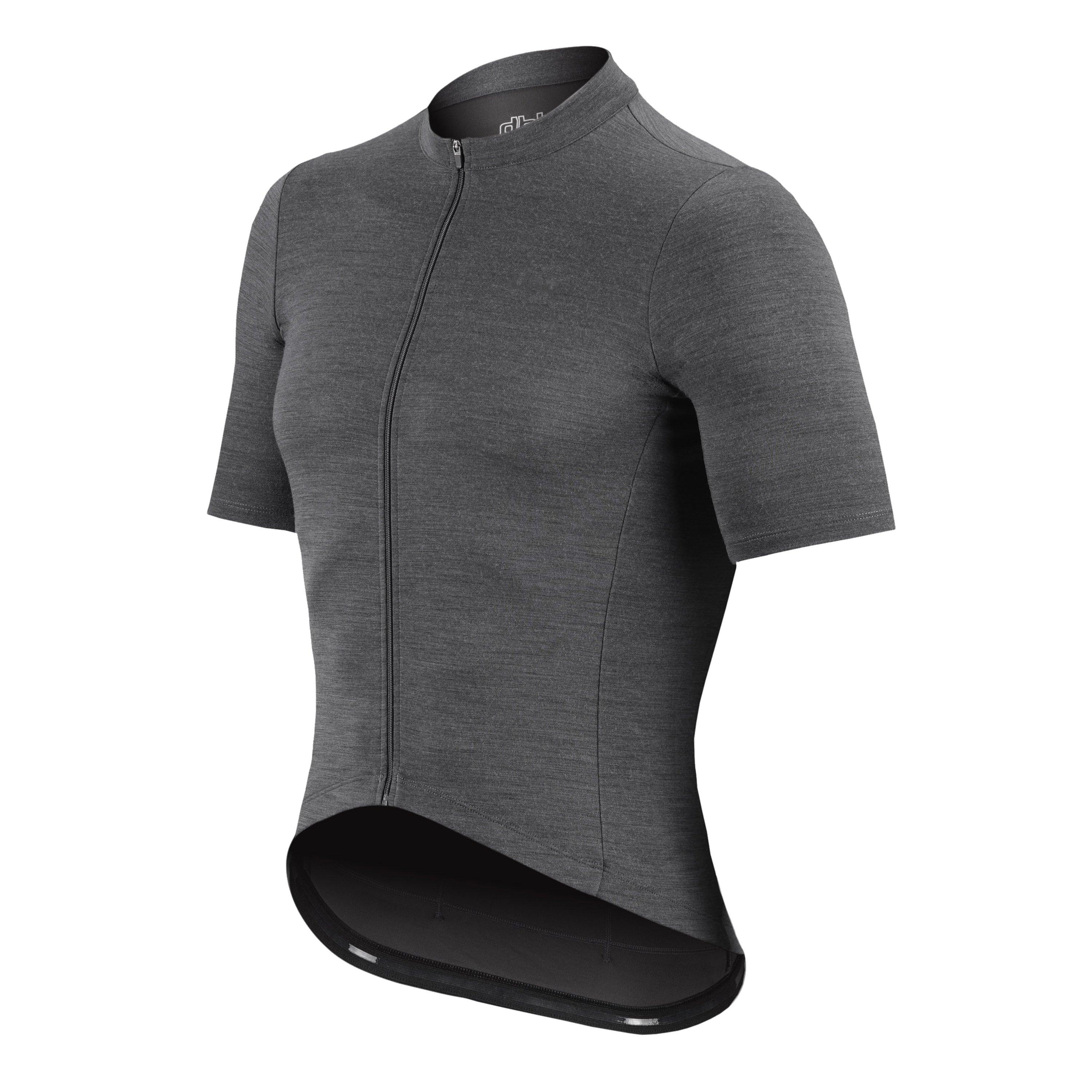 Slate Grey - Dhb - dhb Merino Mens Short Sleeve Jersey - 3