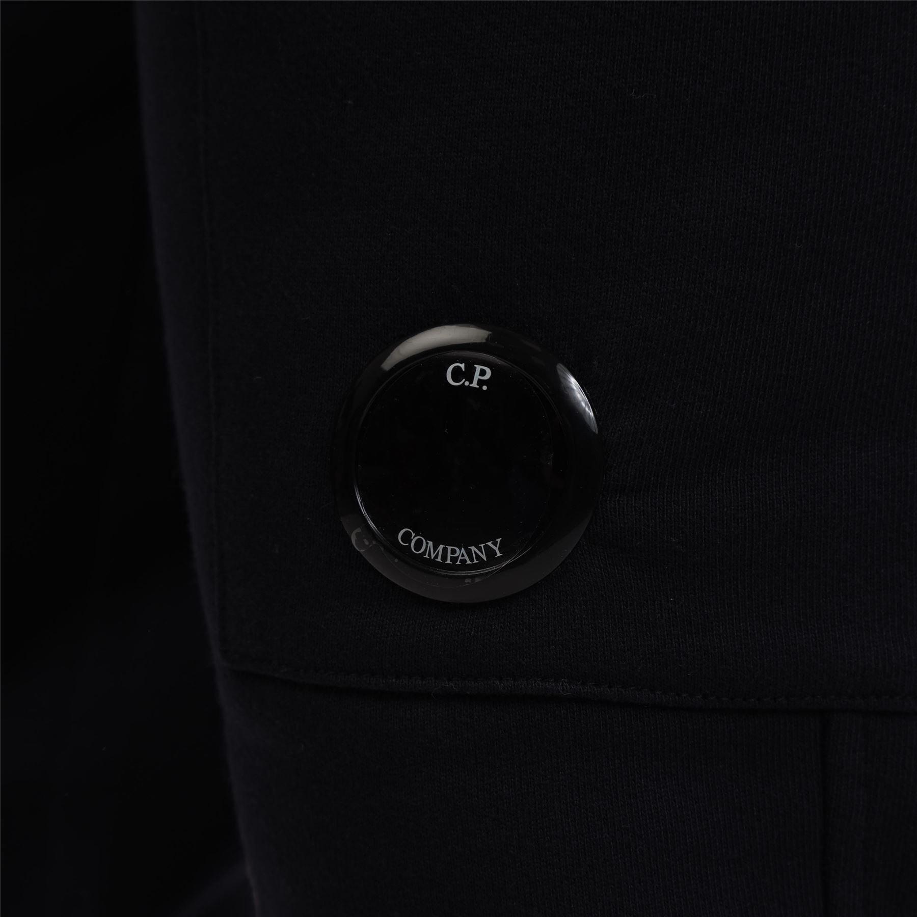 Black - CP Company - Men's Light Fleece Lens Tracksuit Bottoms - 3