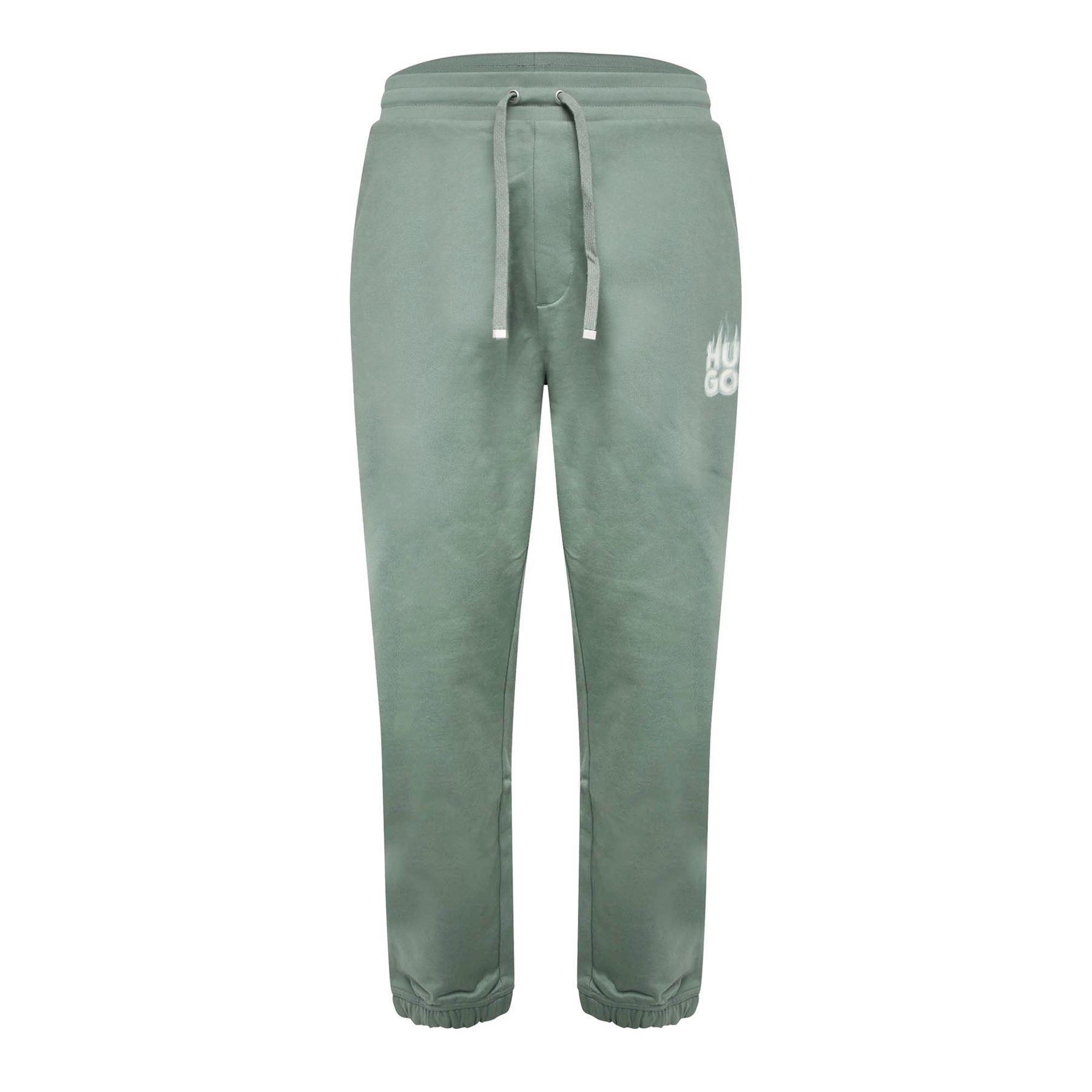 Hugo Men's Dilbero 10259503 01 Tracksuit Bottom - Green - L