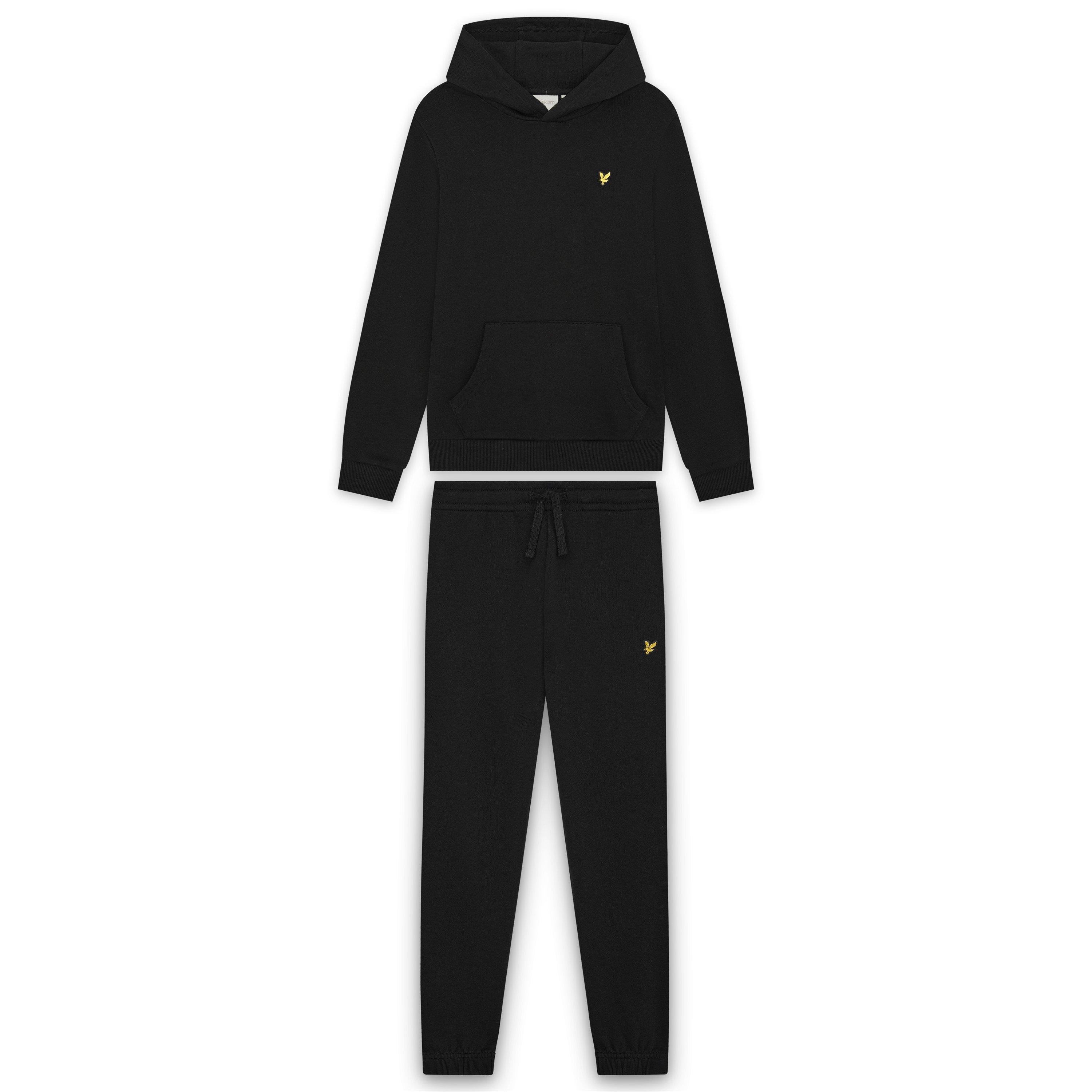 Black - Lyle and Scott - Lyle & Scott Kids Hoodie & Sweatpant Set - 2