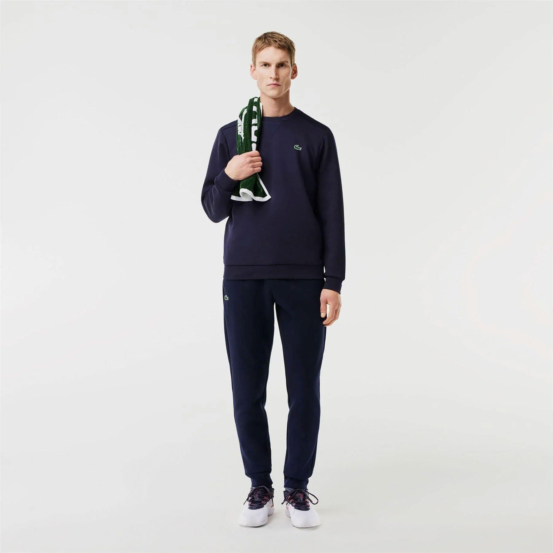Blau - Lacoste - Men's Monogram Track Bottoms - 2