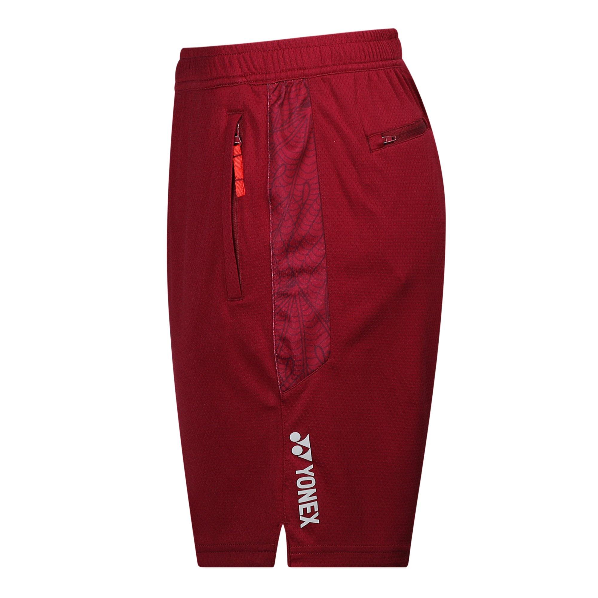 Beet Red - Yonex - Men's Essentia Performance Tennis Shorts - 3