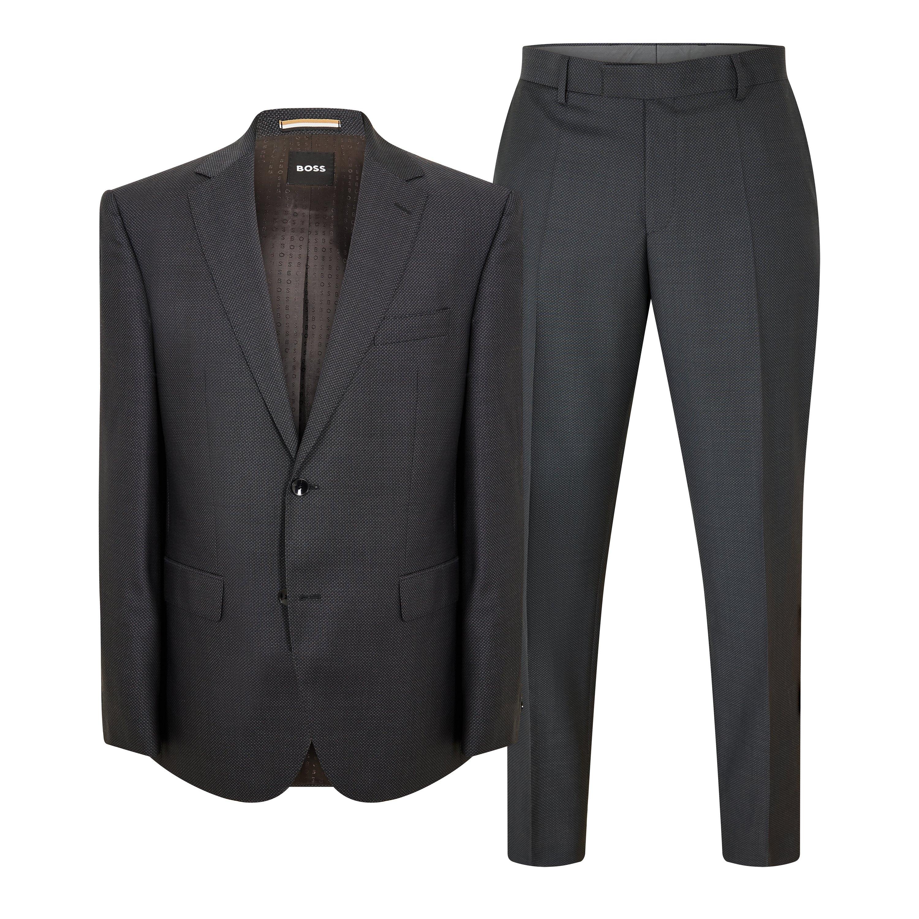 Medium Grey - Boss - Men's H-Jeckson-2Pcs-224 Suit - 1