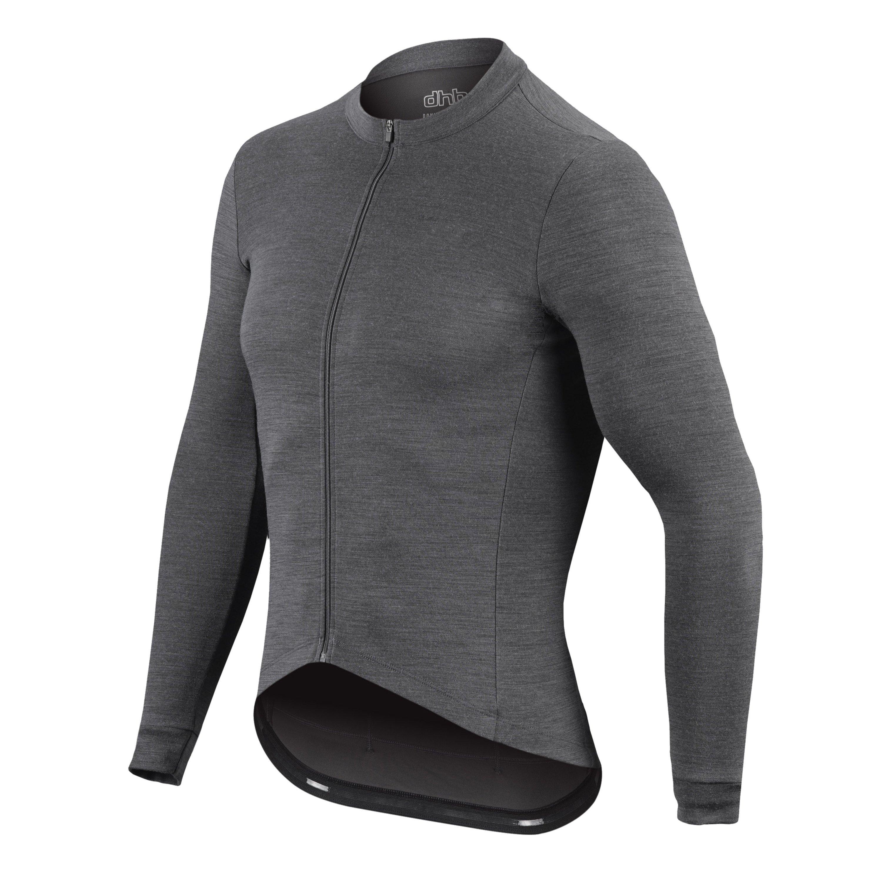 Slate Grey - Dhb - Merino Mens Long Sleeve Jersey - 3