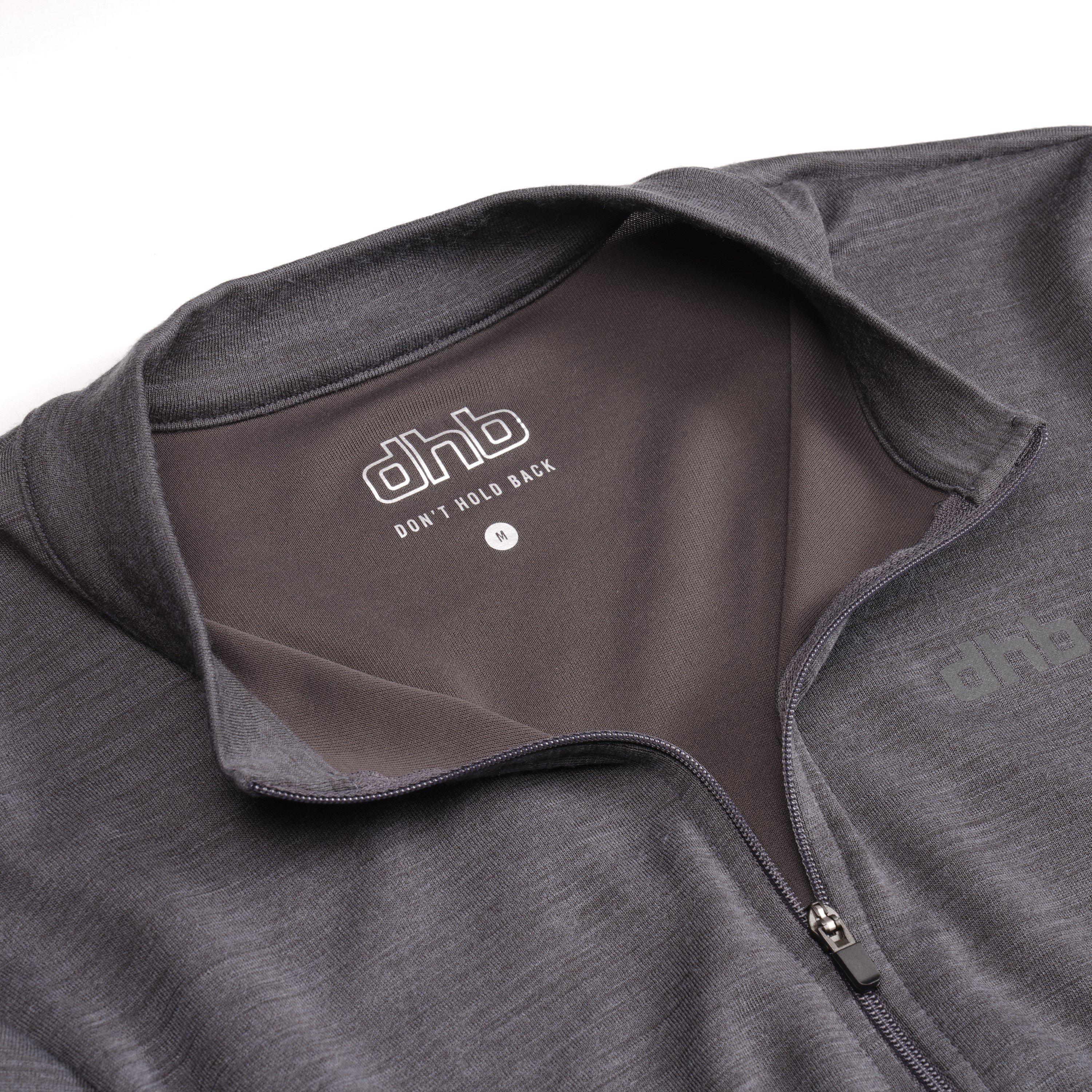 Slate Grey - Dhb - Merino Mens Long Sleeve Jersey - 4