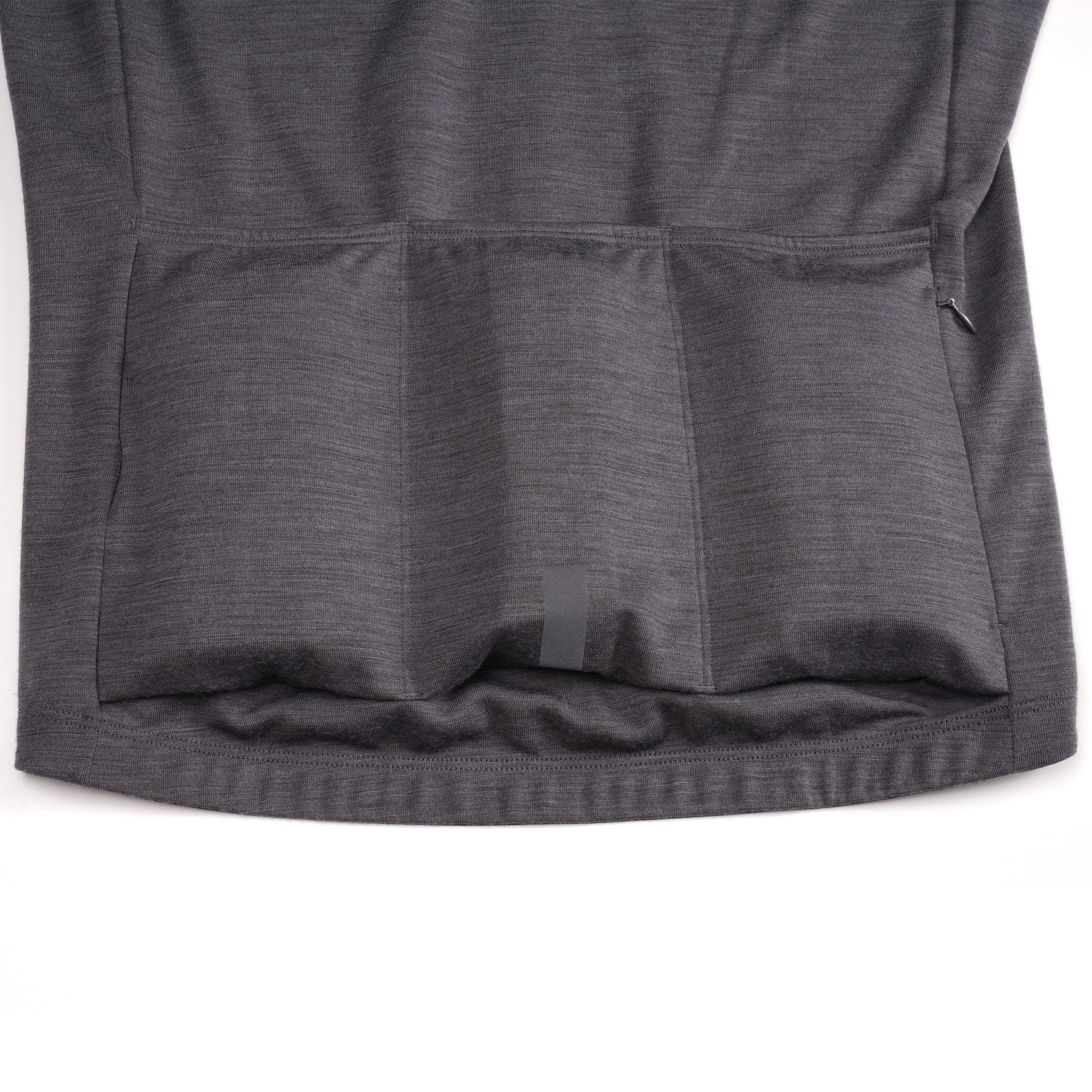 Slate Grey - Dhb - Merino Mens Long Sleeve Jersey - 5