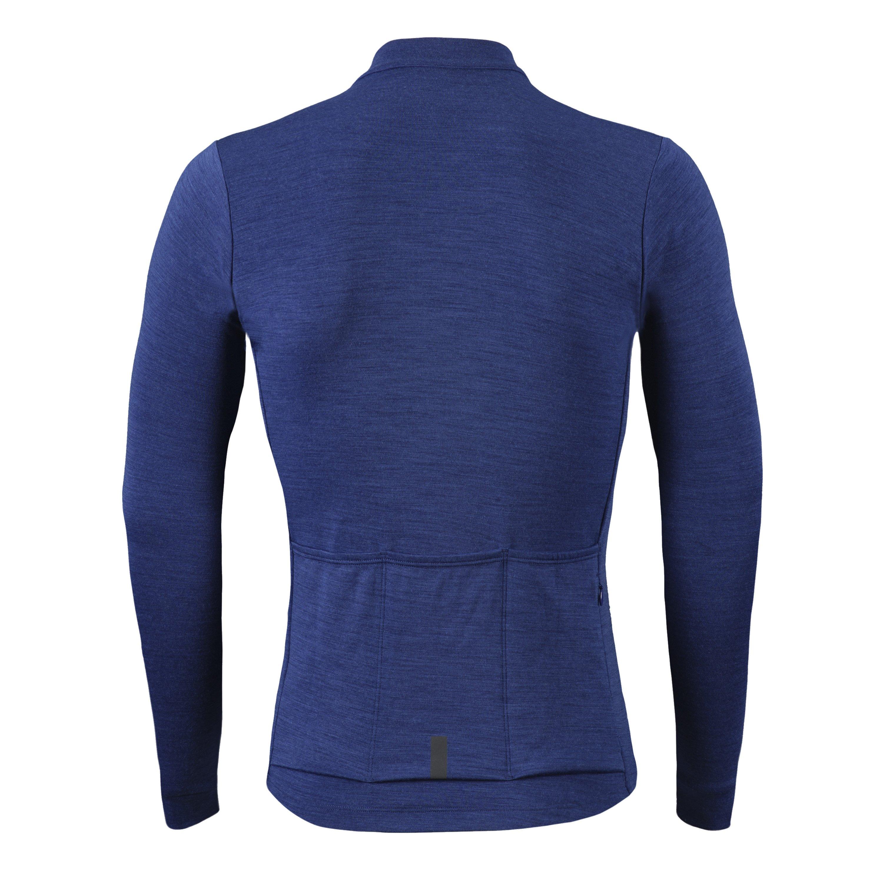 Twiligt Blue - Dhb - dhb Merino Mens Long Sleeve Jersey - 2