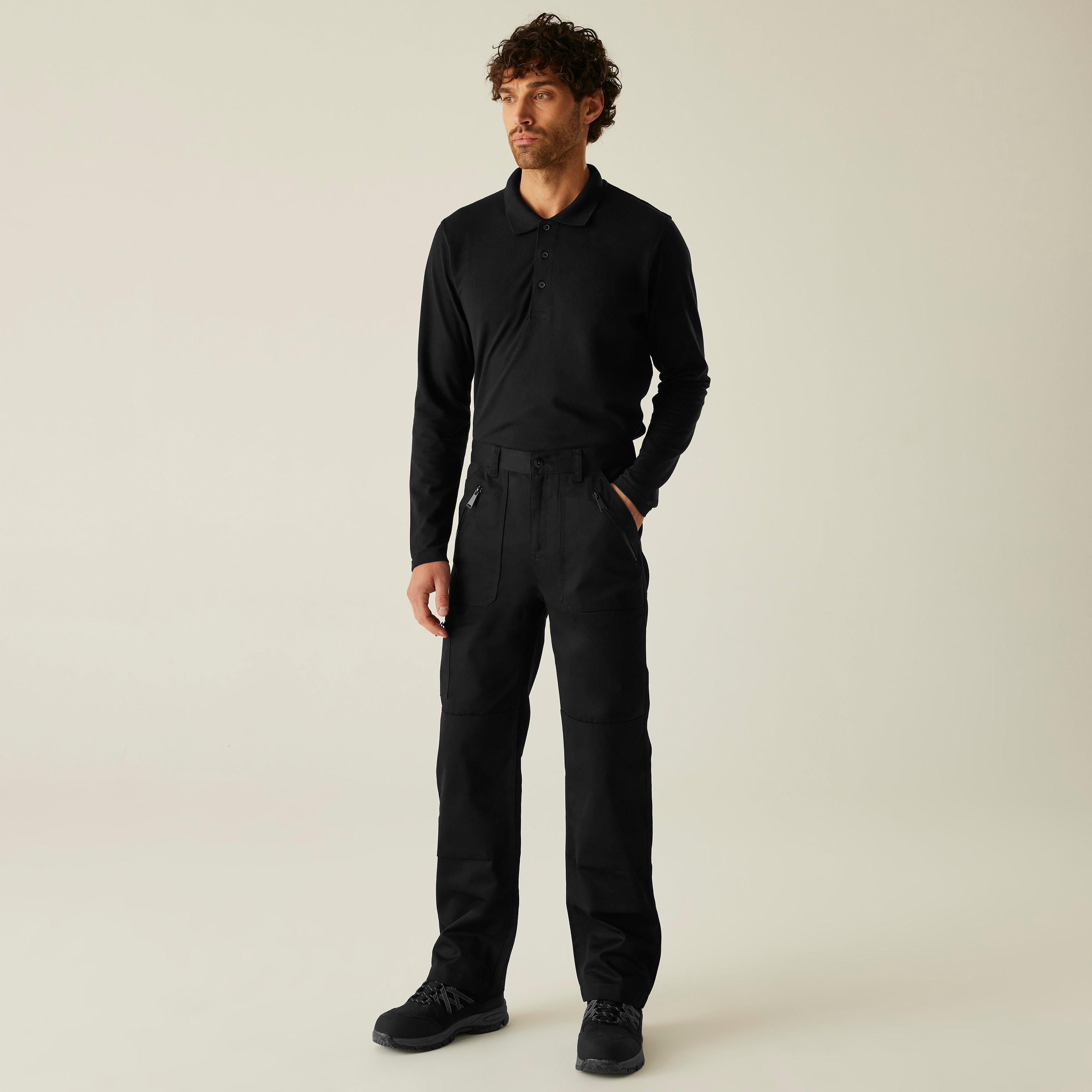 Zwart - Regatta - Men's Workwear Trousers - 3