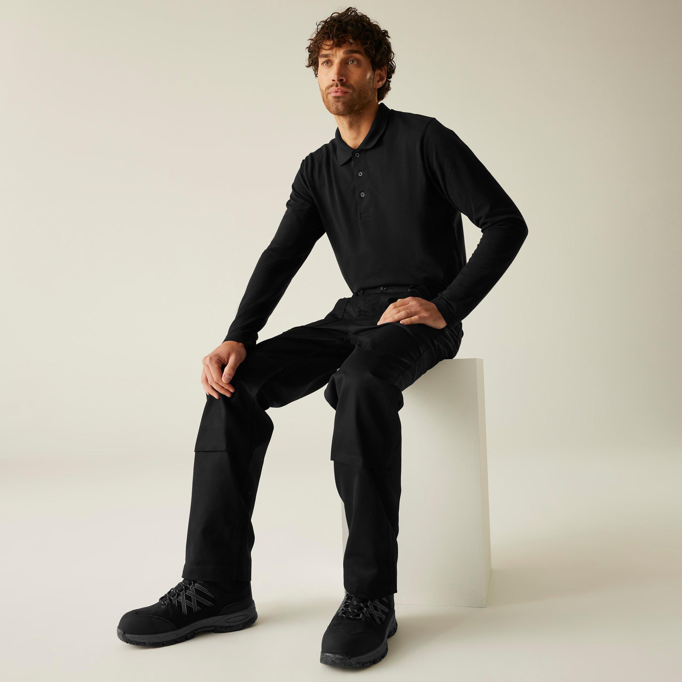 Zwart - Regatta - Men's Workwear Trousers - 4