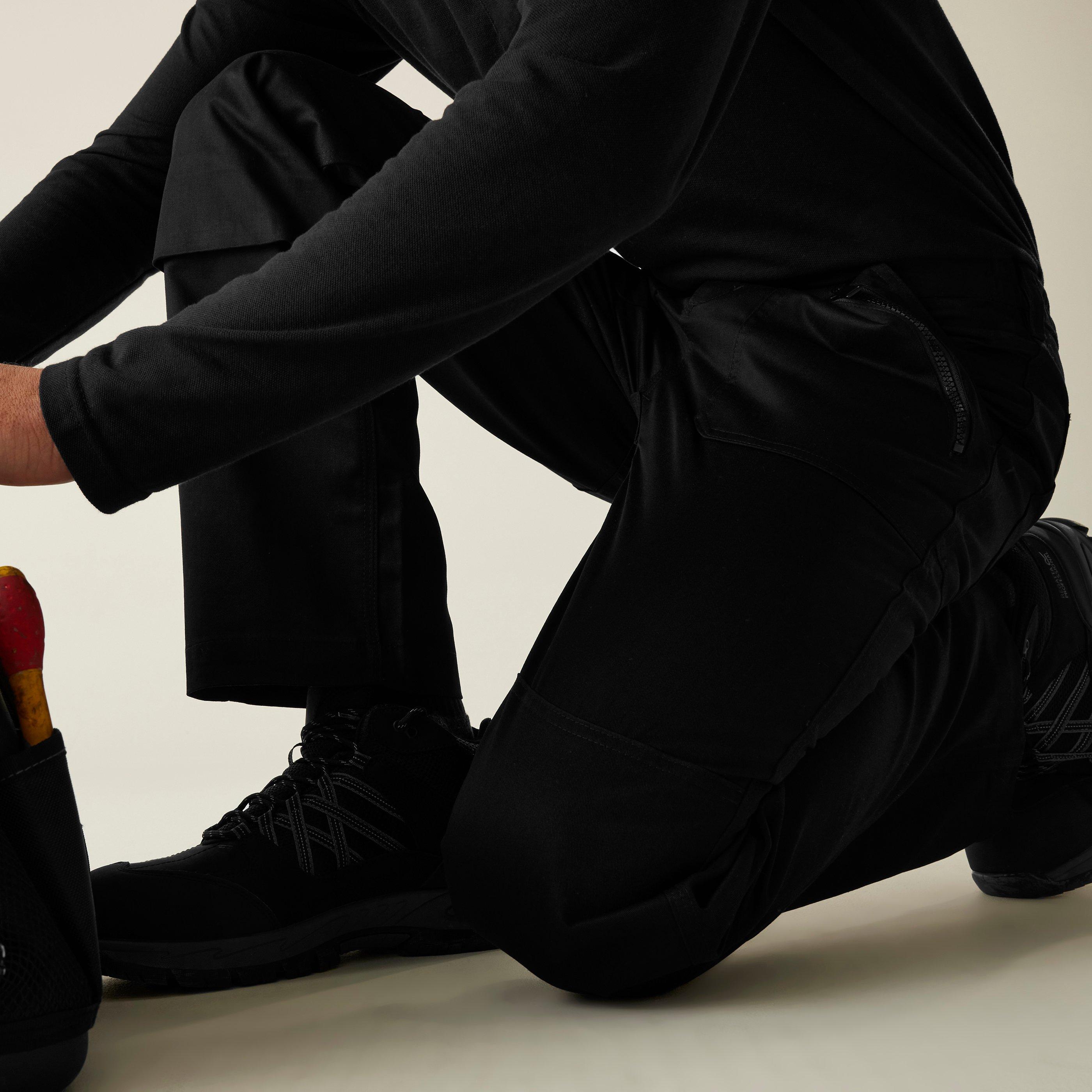 Zwart - Regatta - Men's Workwear Trousers - 7