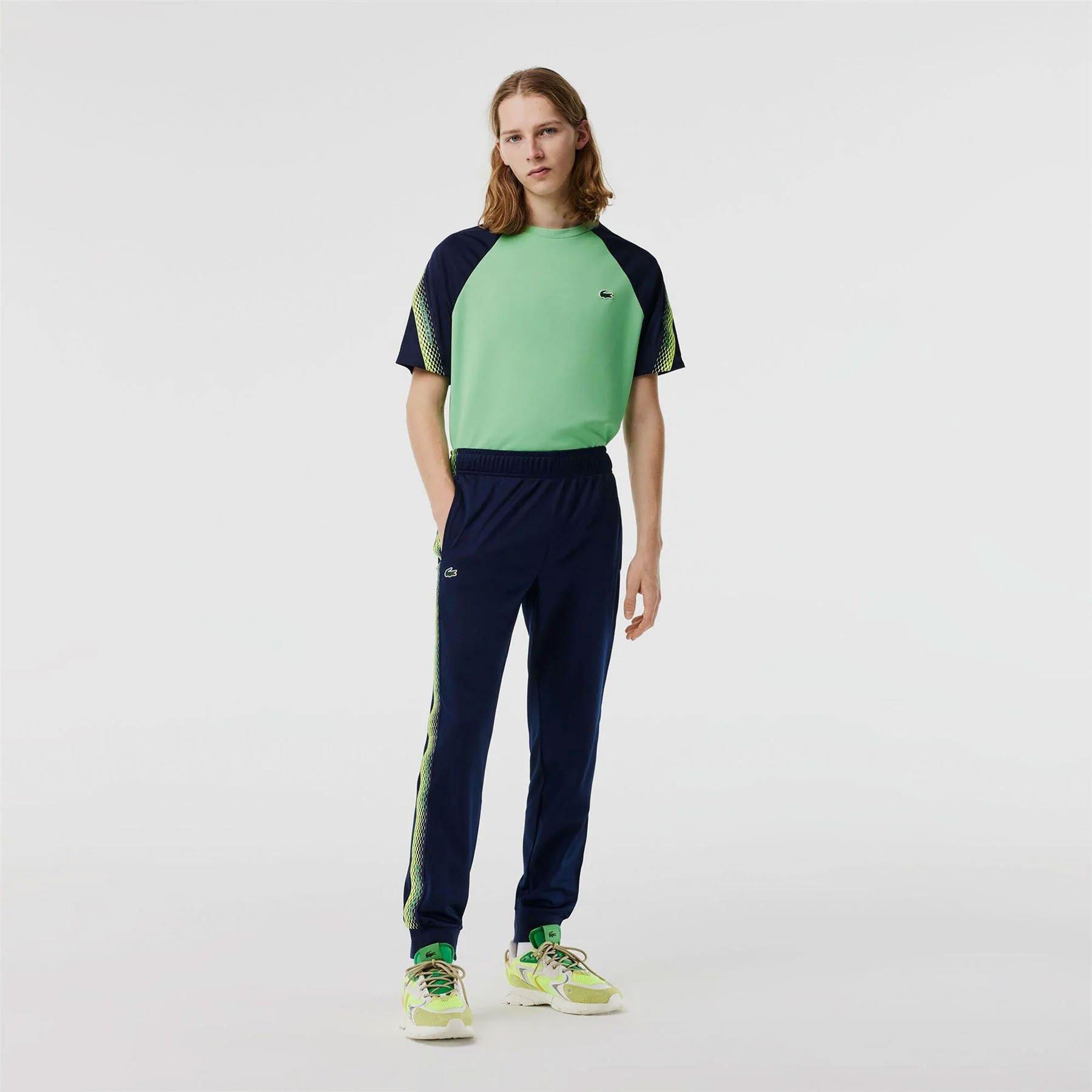 Blau - Lacoste - Men's Tennis Joggers Tracksuit Bottoms - 4