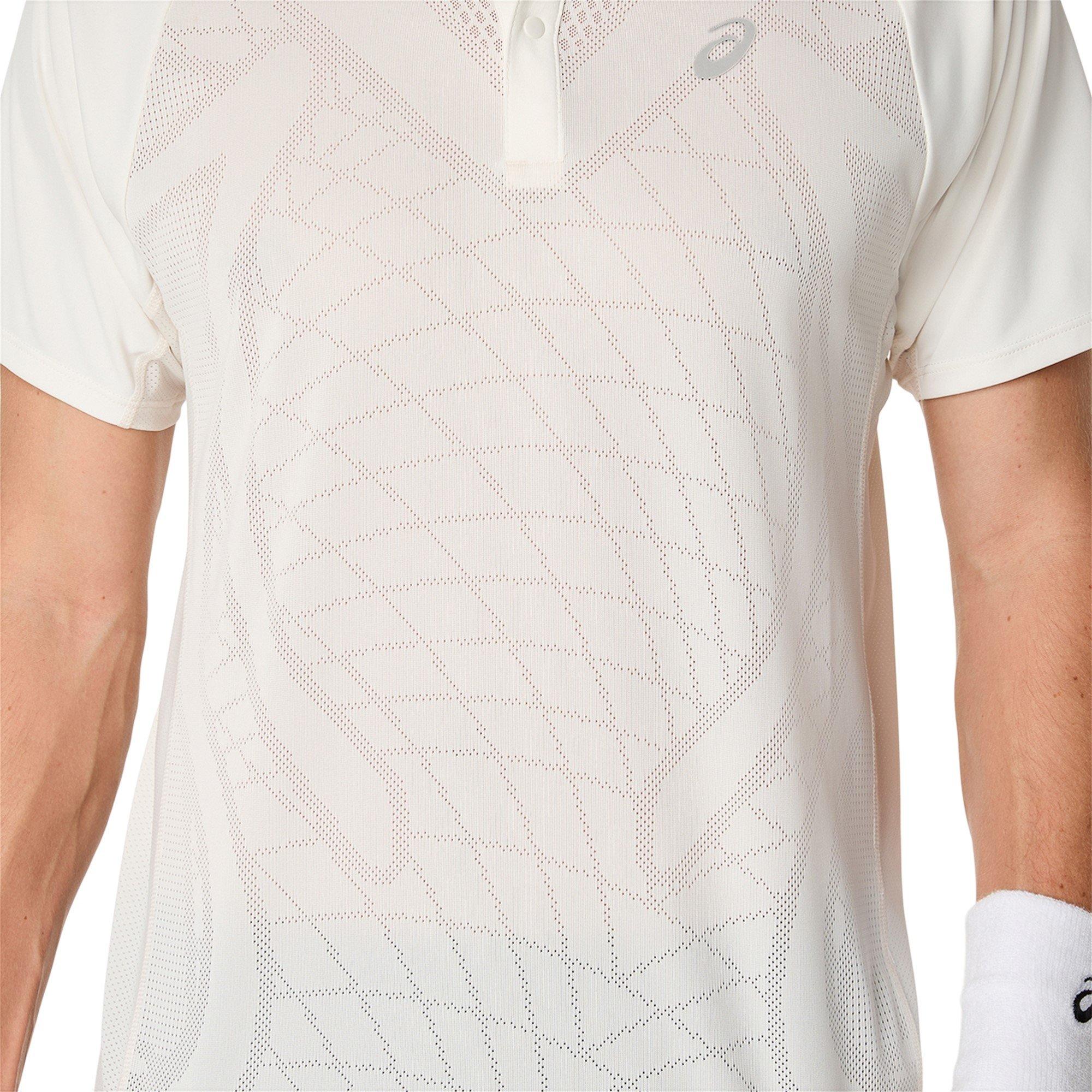 Cream - Asics - Match Actibreeze Polo-Shirt Mens - 6